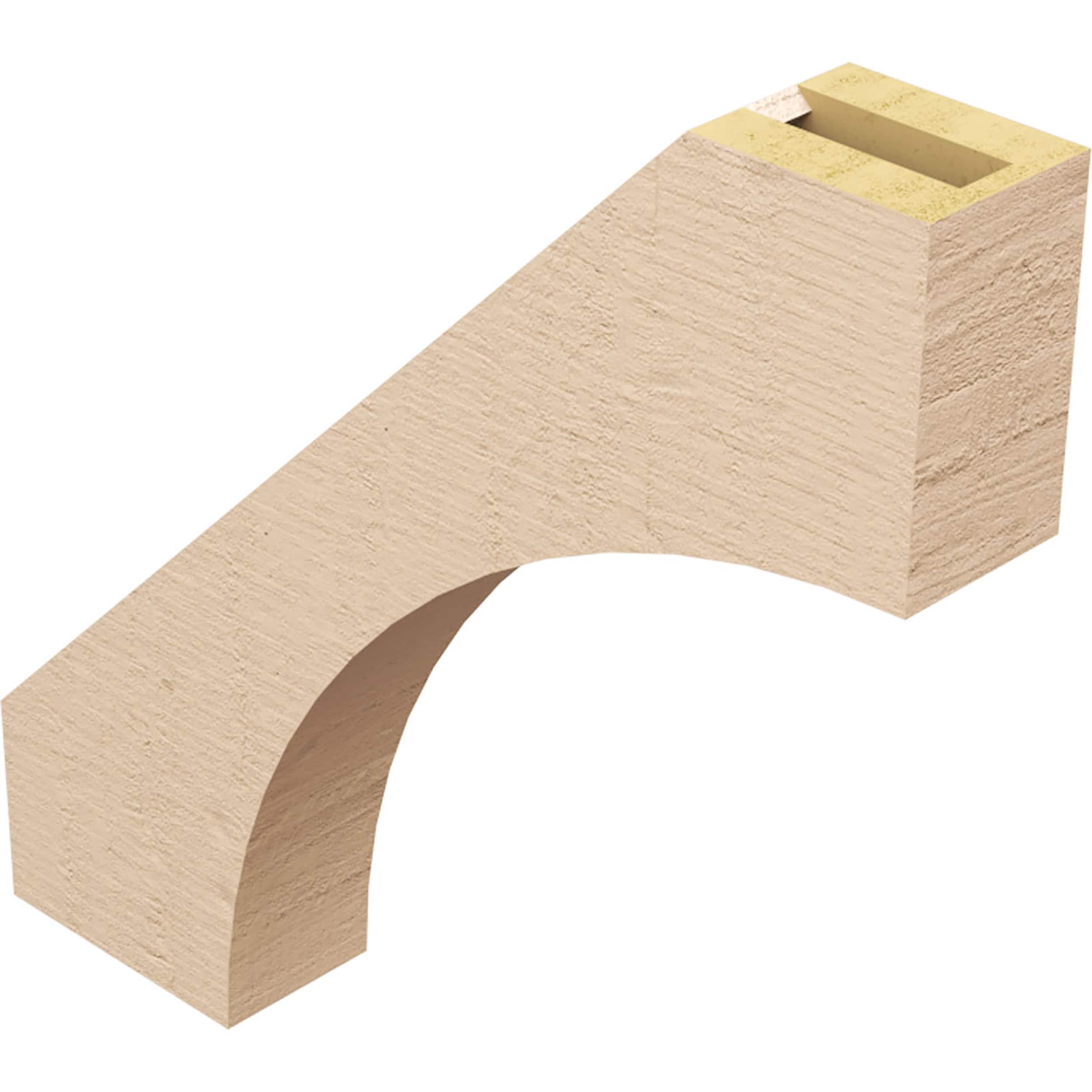 Ekena Millwork BRCUR03X18X18WTLRCPR braces - View #12