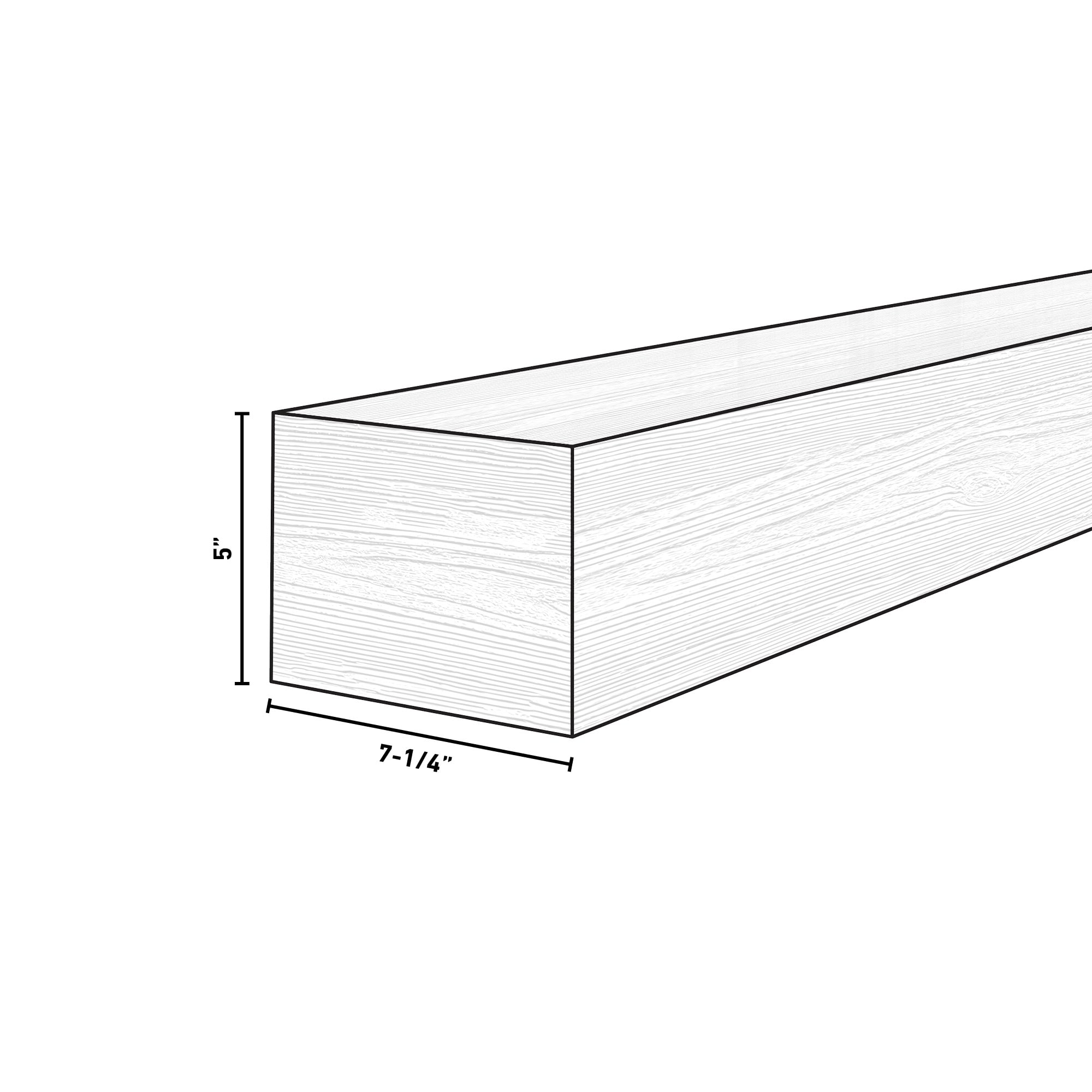 Ornamental Mouldings ARCHDALE-6RUSSMAP Mantel-Shelves - View #3