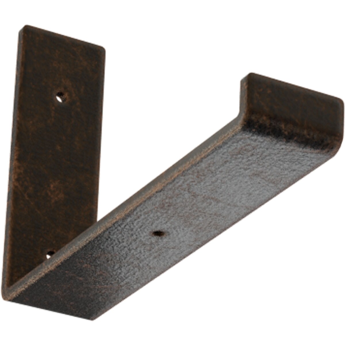 Ekena Millwork BKTM02X10X06HSABZ 10-in x 2-in x 6.5-in Antique Bronze Steel Wall Bracket