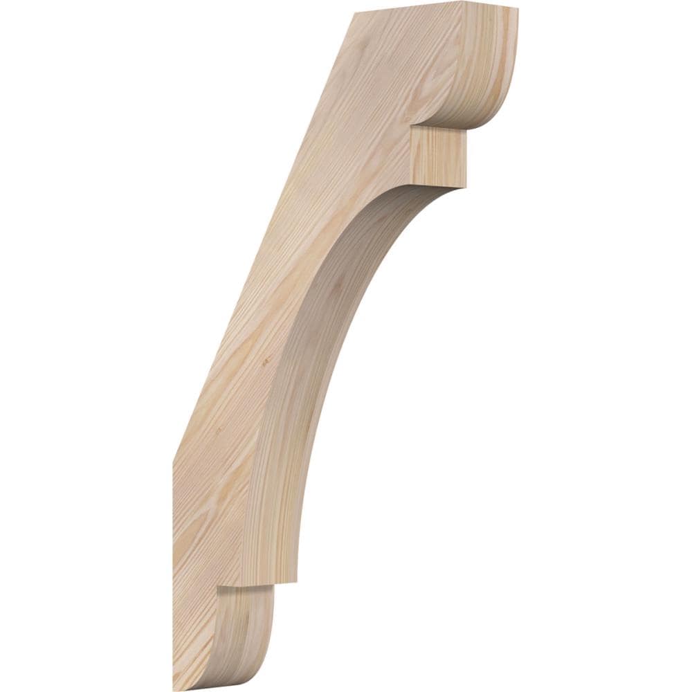 Ekena Millwork BRC04X16X28OLY00SDF 3-1/2-in x 16-in x 28-in Douglas Fir Unfinished Wood Olympic Smooth