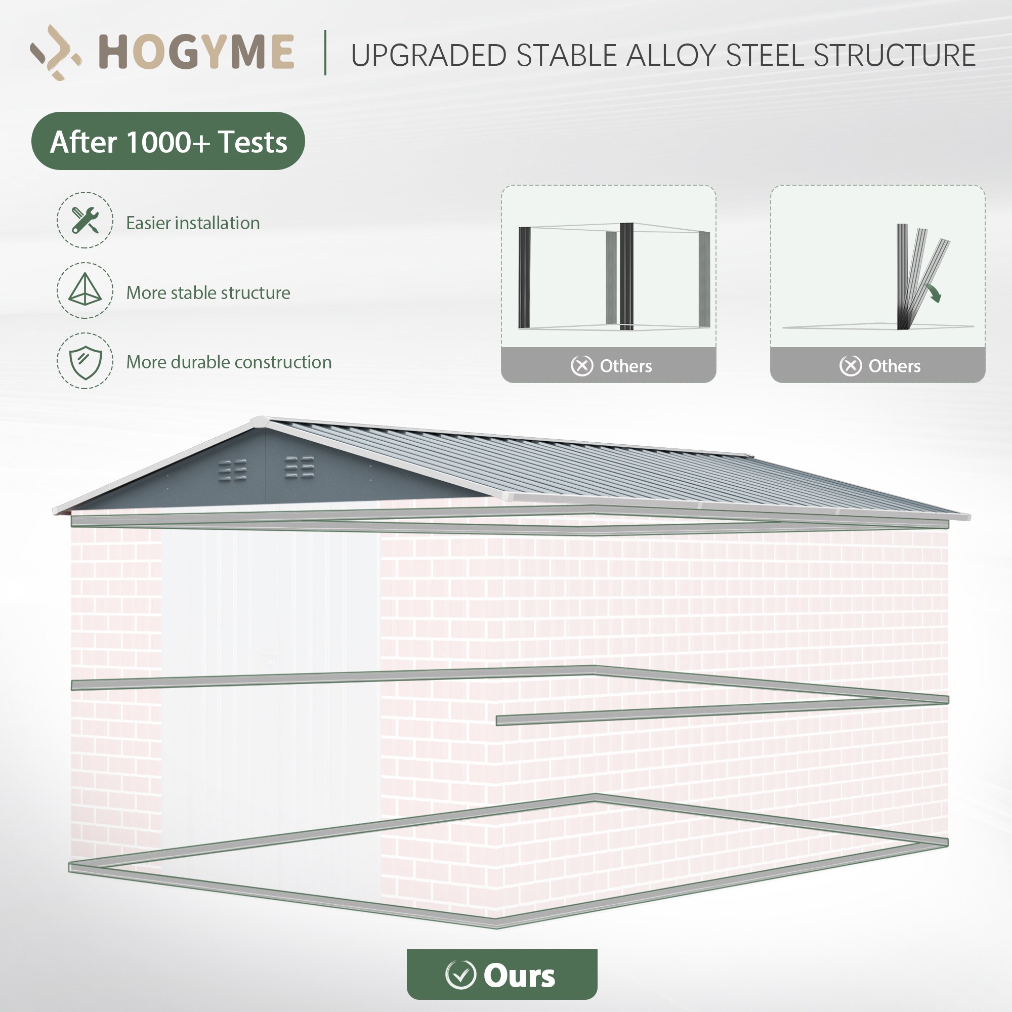 Jaxpety HG61M1381-L01 Metal-Storage-Buildings-Sheds - View #4