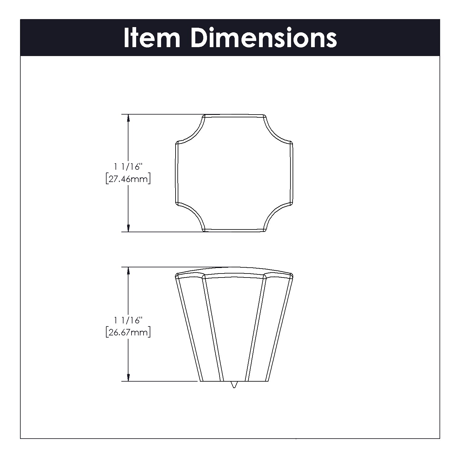 Belwith Keeler B076635-MB Cabinet-Knobs - View #4