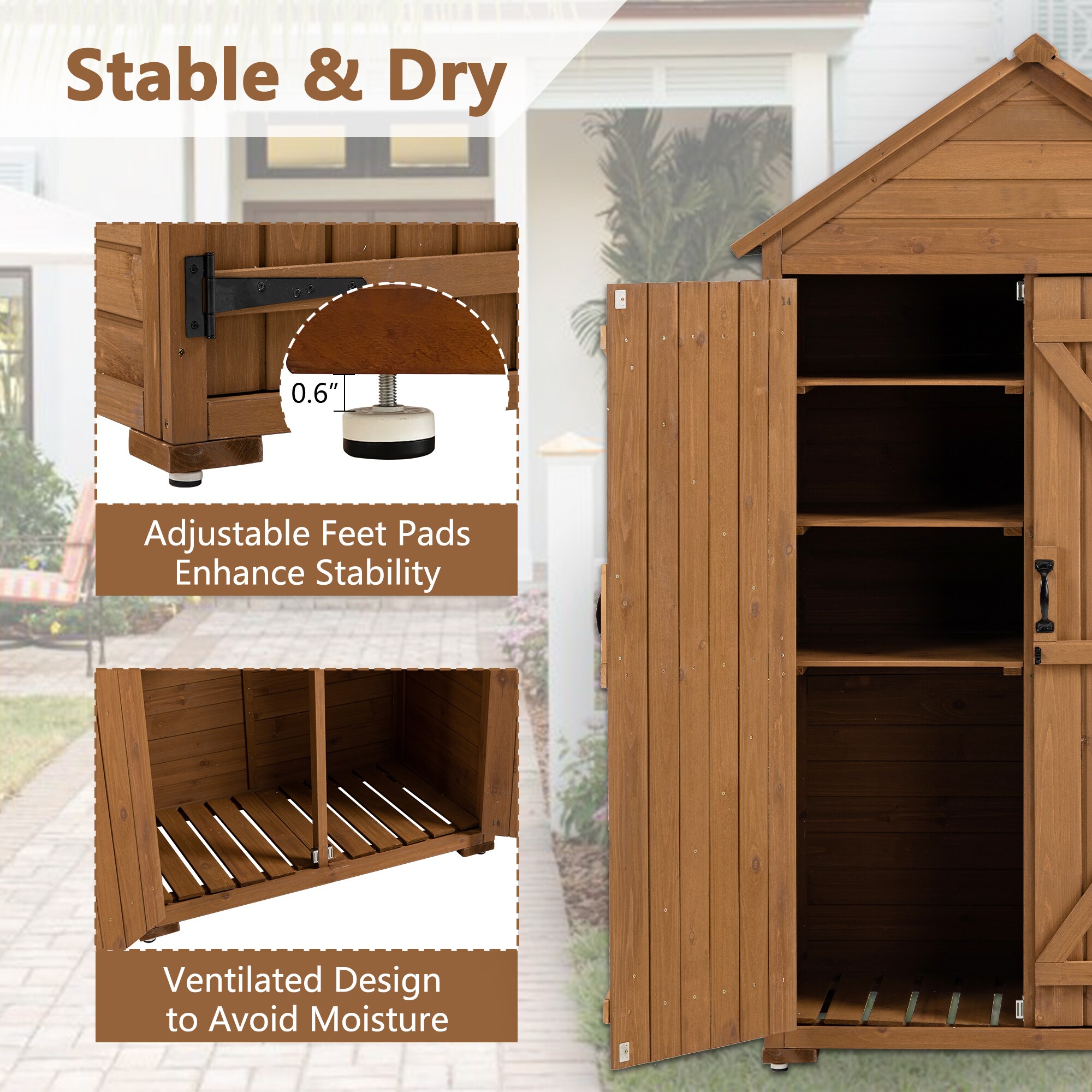 Poinic CURDS-91652-1422 Wood-Storage-Buildings - View #9