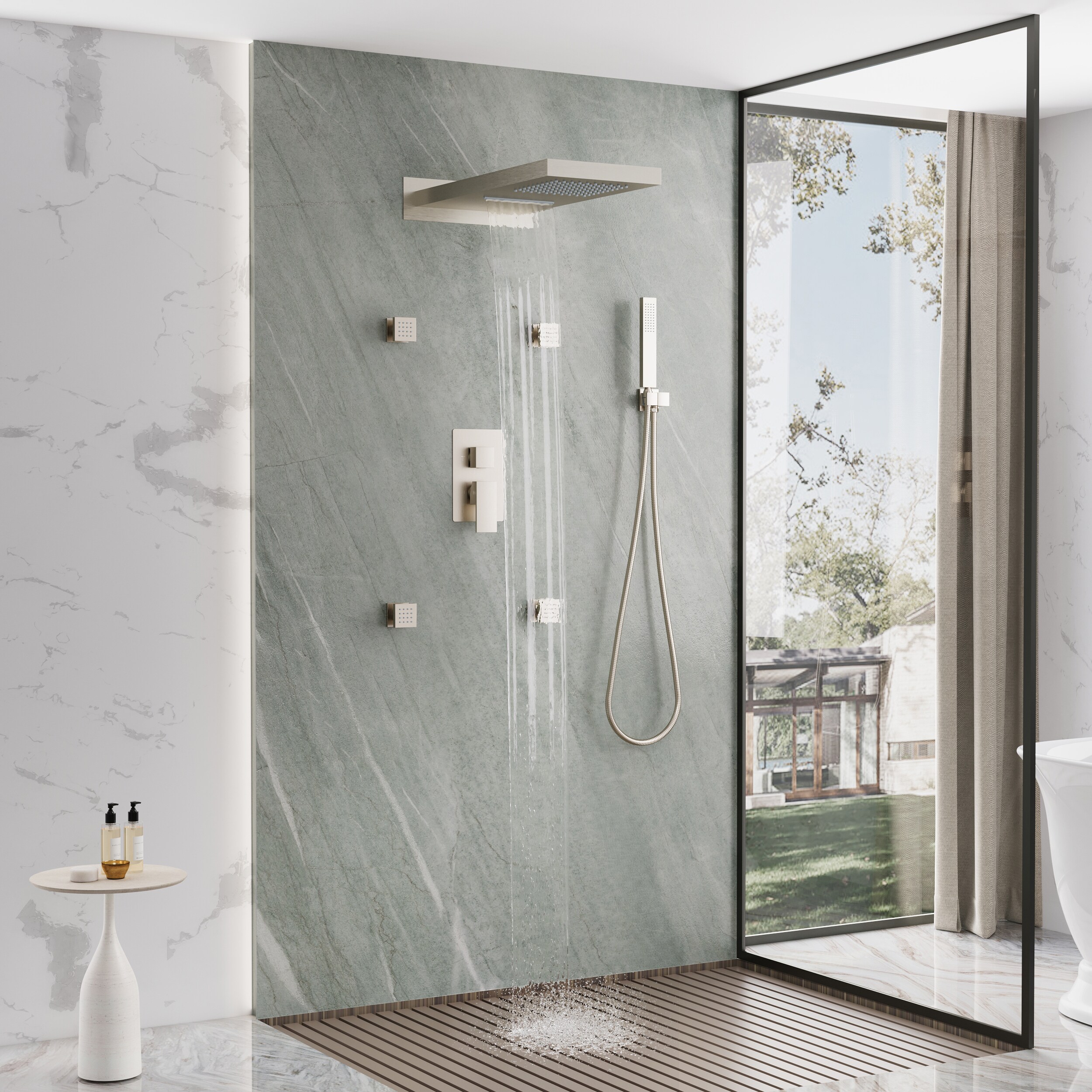 WELLFOR GIG-125029 Showerhead-Bar-Panels - View #3