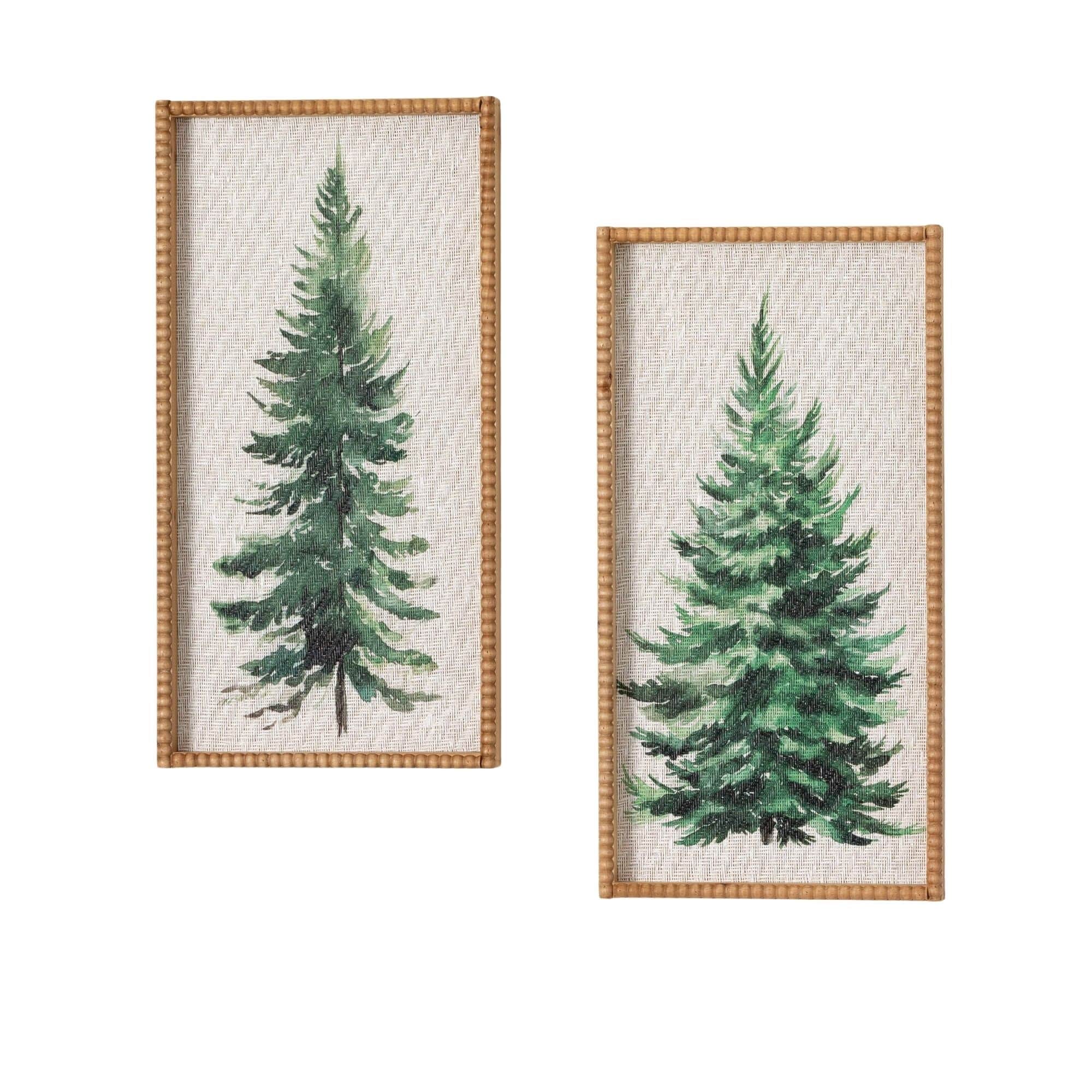 Sullivans PN4091 19.5-Inches Cabin Christmas Tree 2 -Pack Christmas Decor