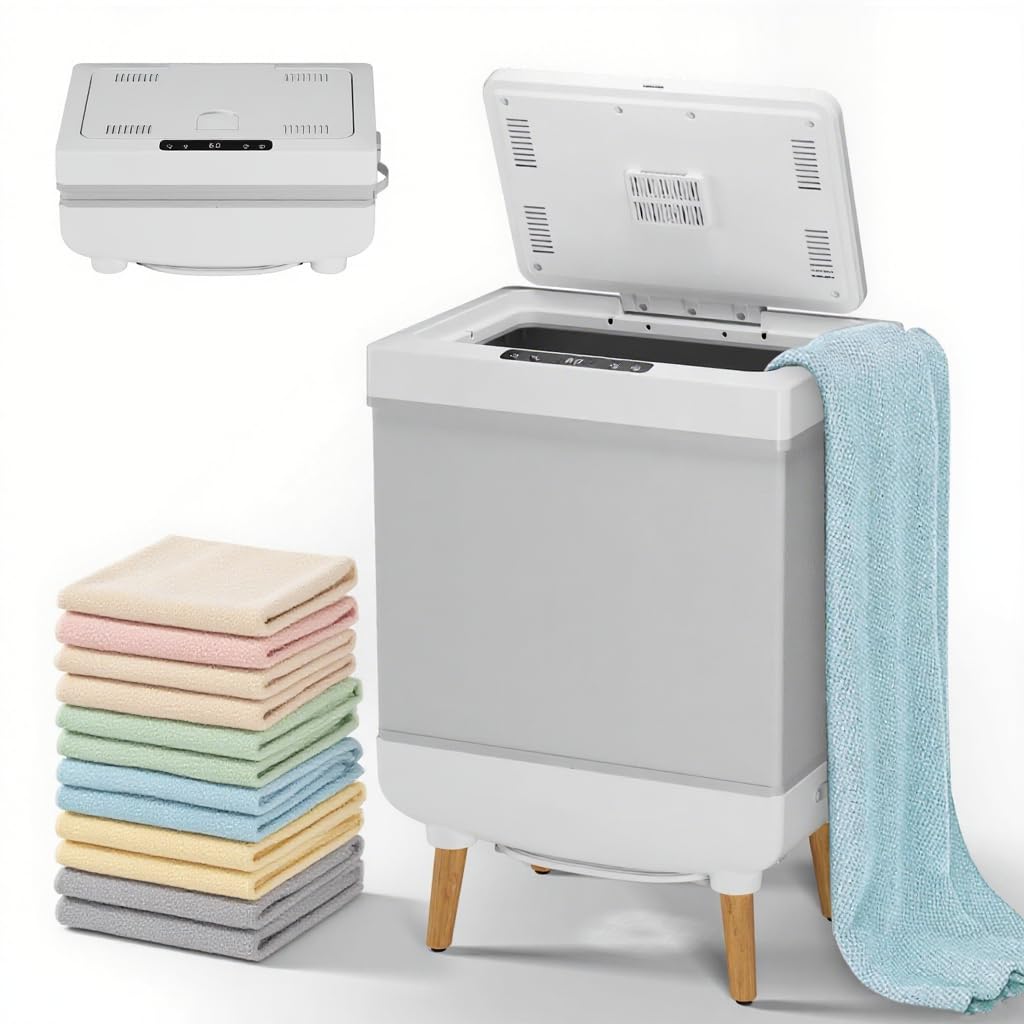 Garvee 35L Collapsible Electric Towel Warmer Bucket Portable Hot Air Dryer with Timer for Bathroom Spa Home Outdoor #-UODZLK9LKFC14763