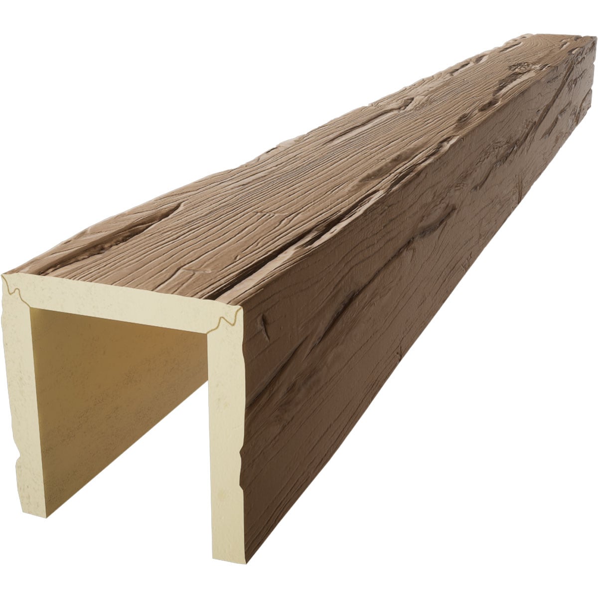 Ekena Millwork BMRW3C0060X080X120TF Faux-Beams - View #5