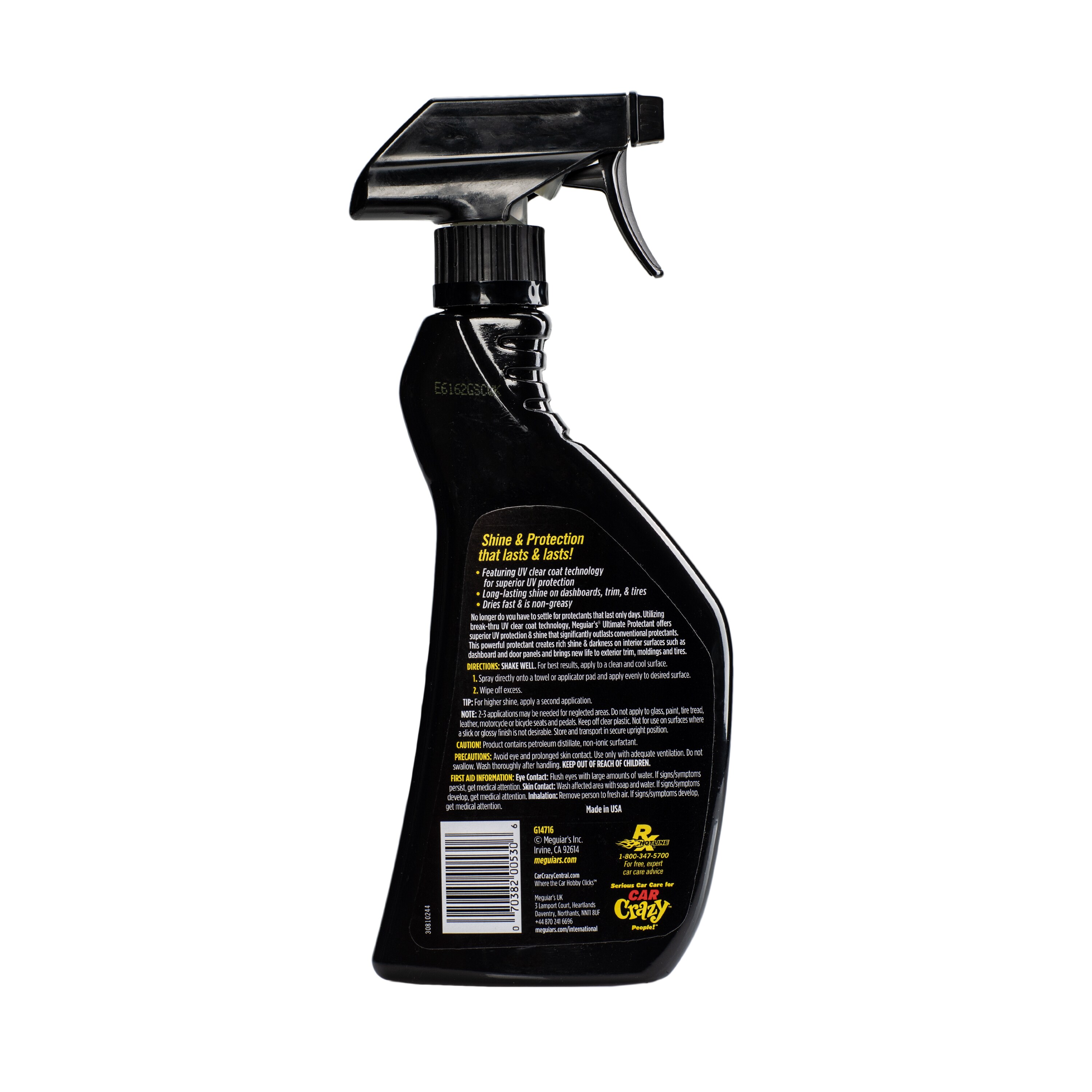 Meguiar's Ultimate Quik Detailer - Light Paint Cleaning and Enhanced Gloss  Between Washes, G201024, 24 oz, Spray 