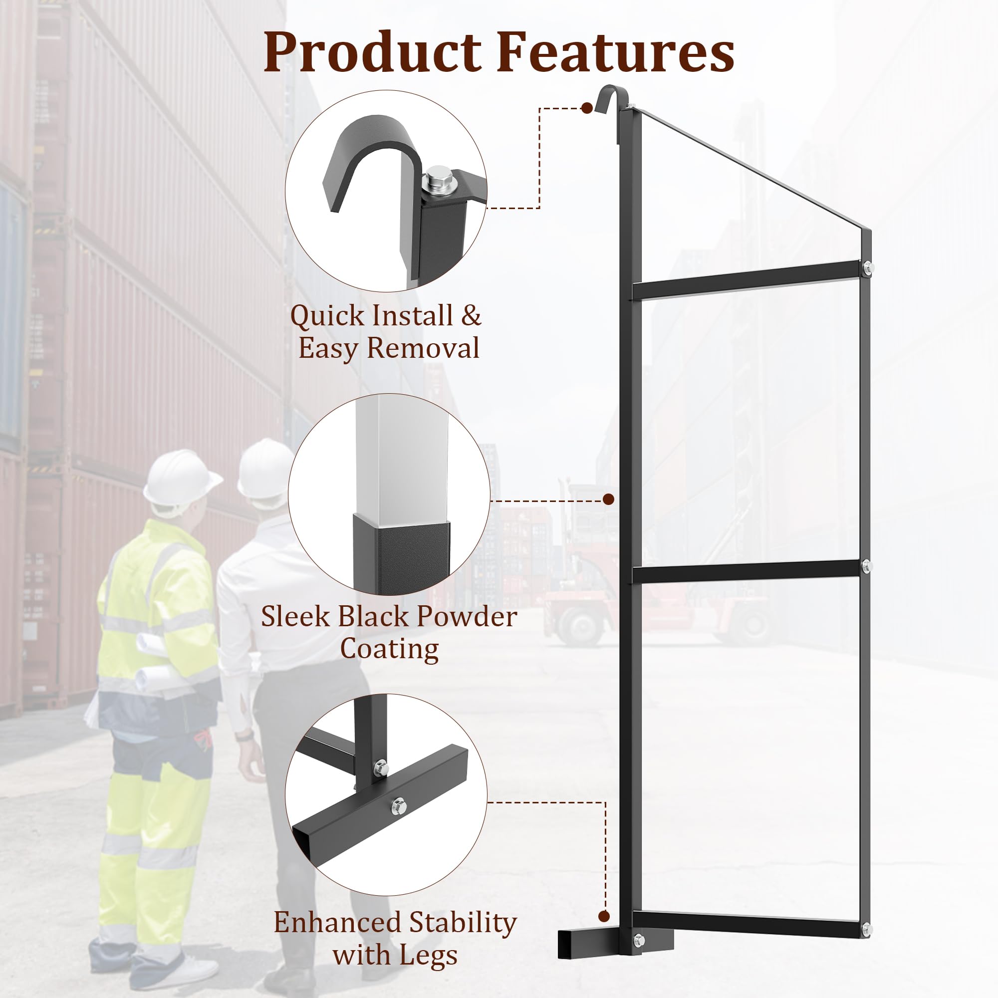 Aoile CKQV9AQRJ6X0OUZ Wall-Mounted-Shelving - View #4