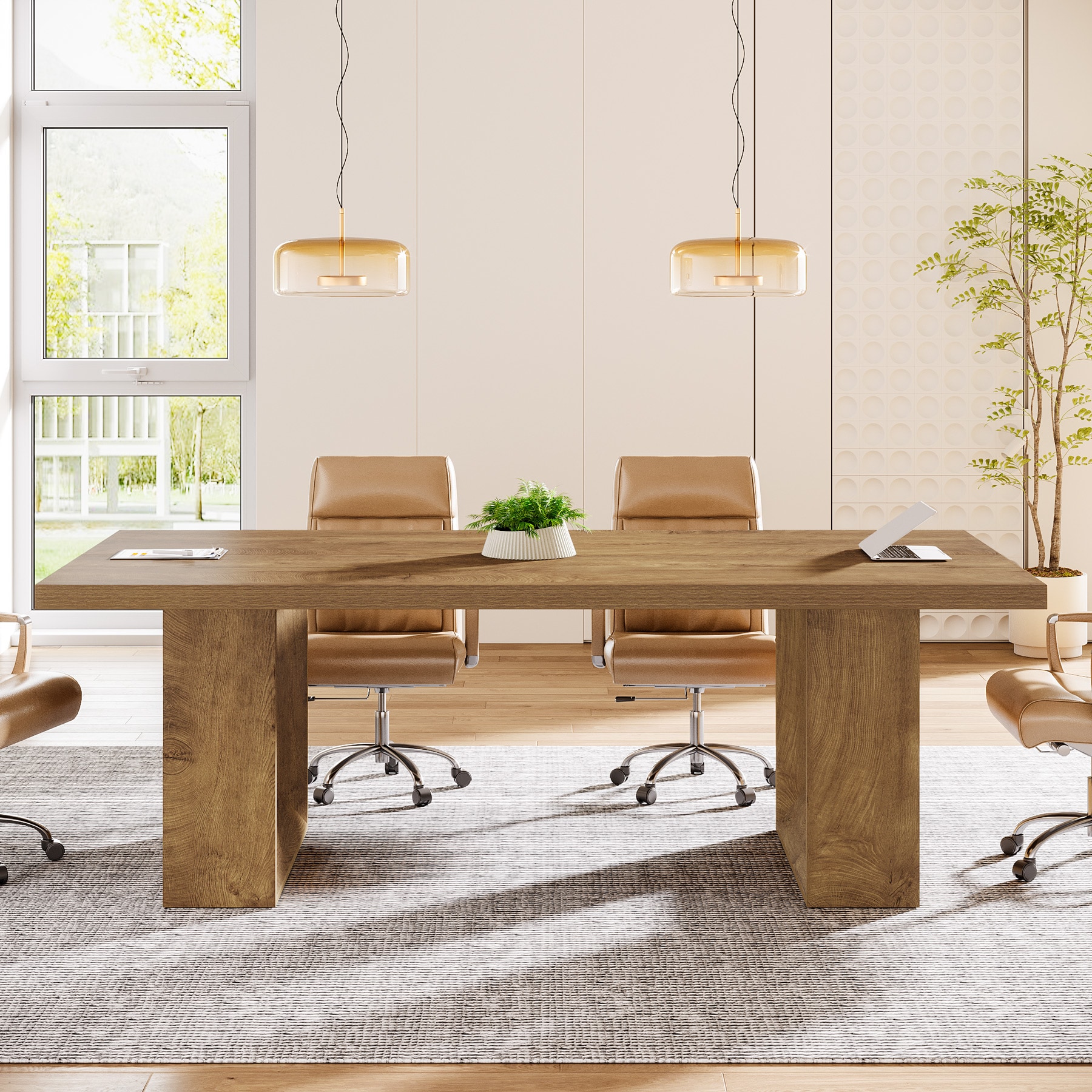 Tribesigns LWOYJL-1146YY Office-Tables - View #2