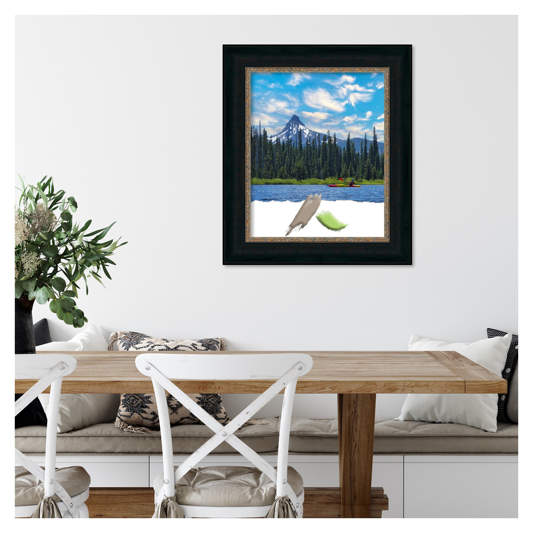 Paragon Bronze Antiqued Transitional Wall Picture Frame