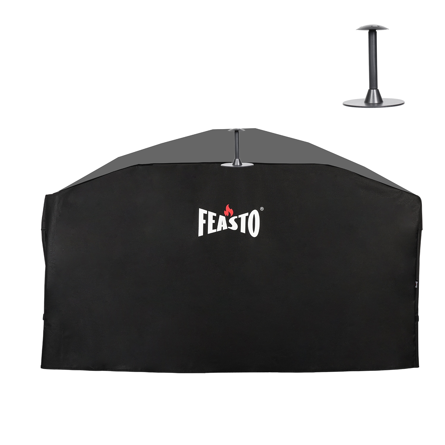 Feasto AP662535 66.5-in W x 35-in H Black Gas grill Cover