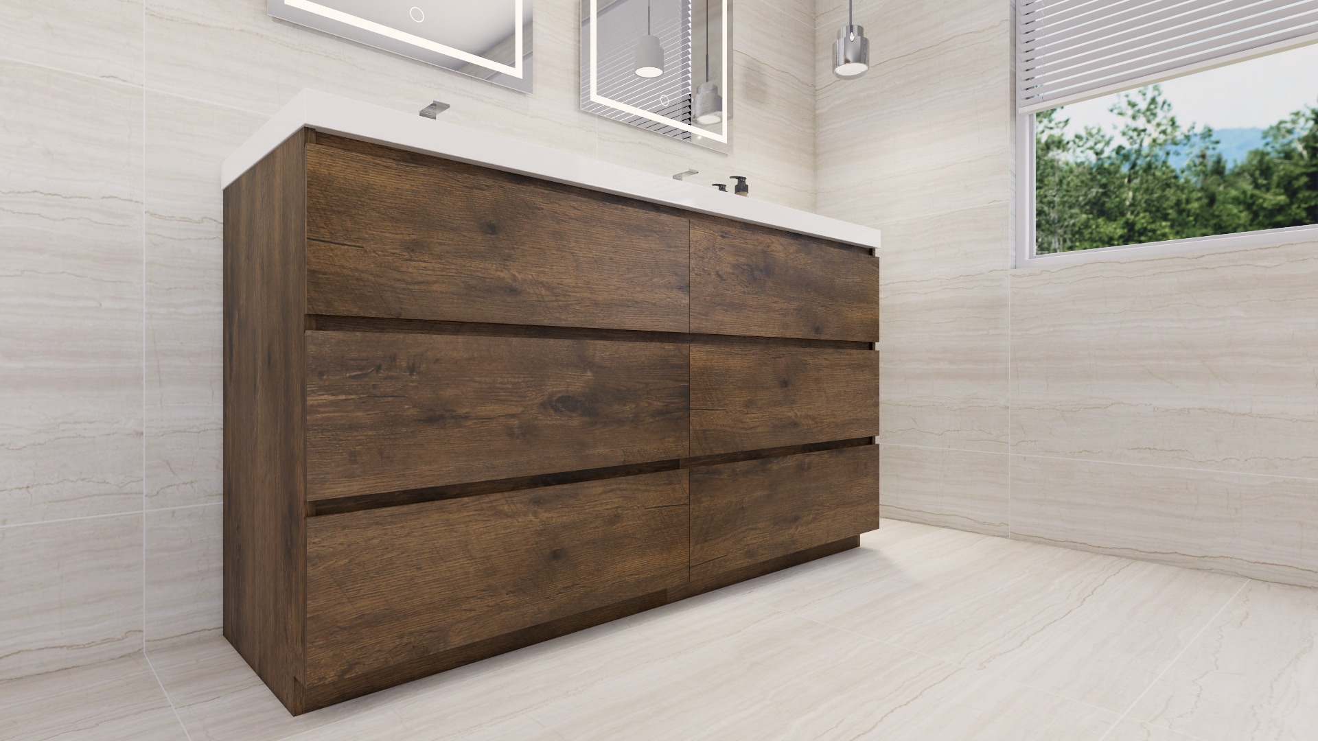 Moreno Bath MOA60D-RW Bath-Vanity-Combo - View #7