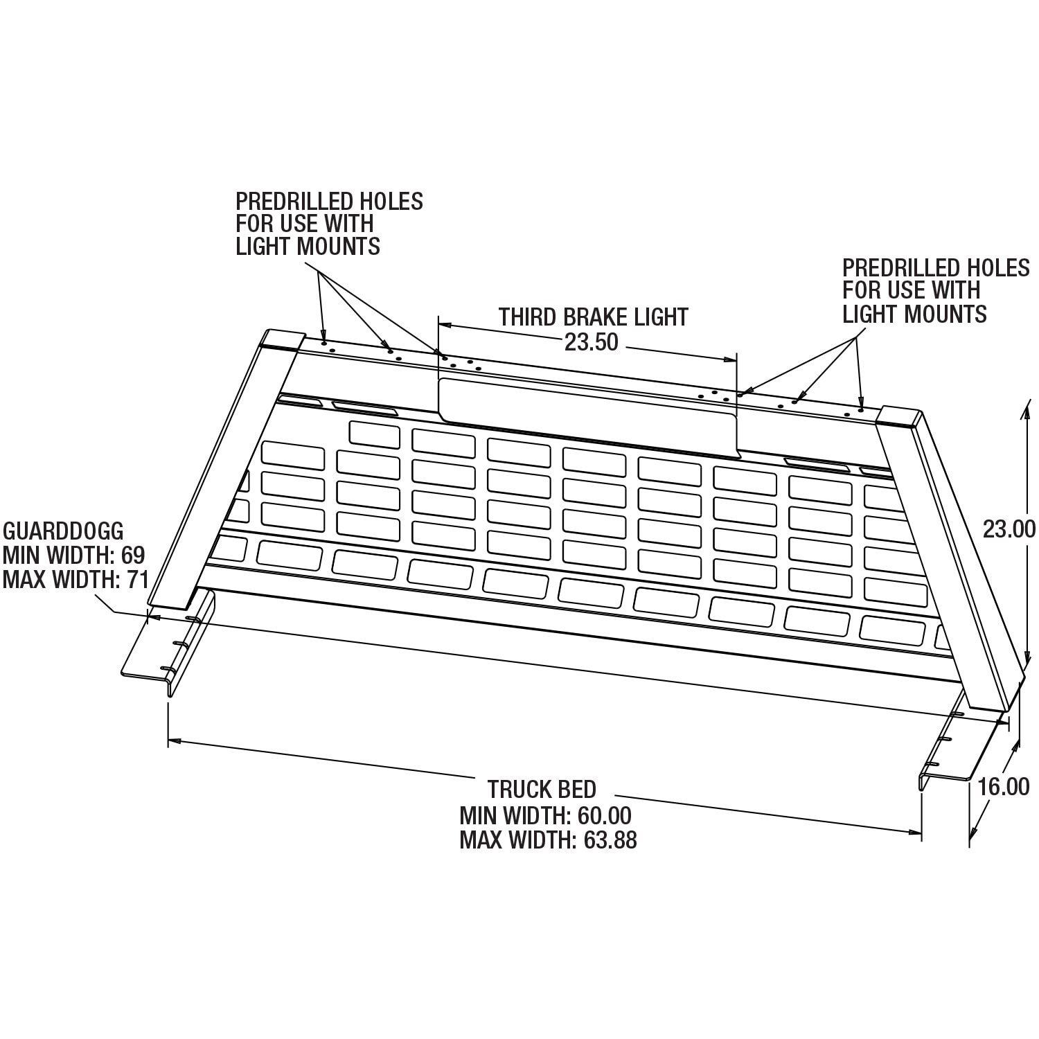 Buyers Products 851460 Cargo-Racking - View #3
