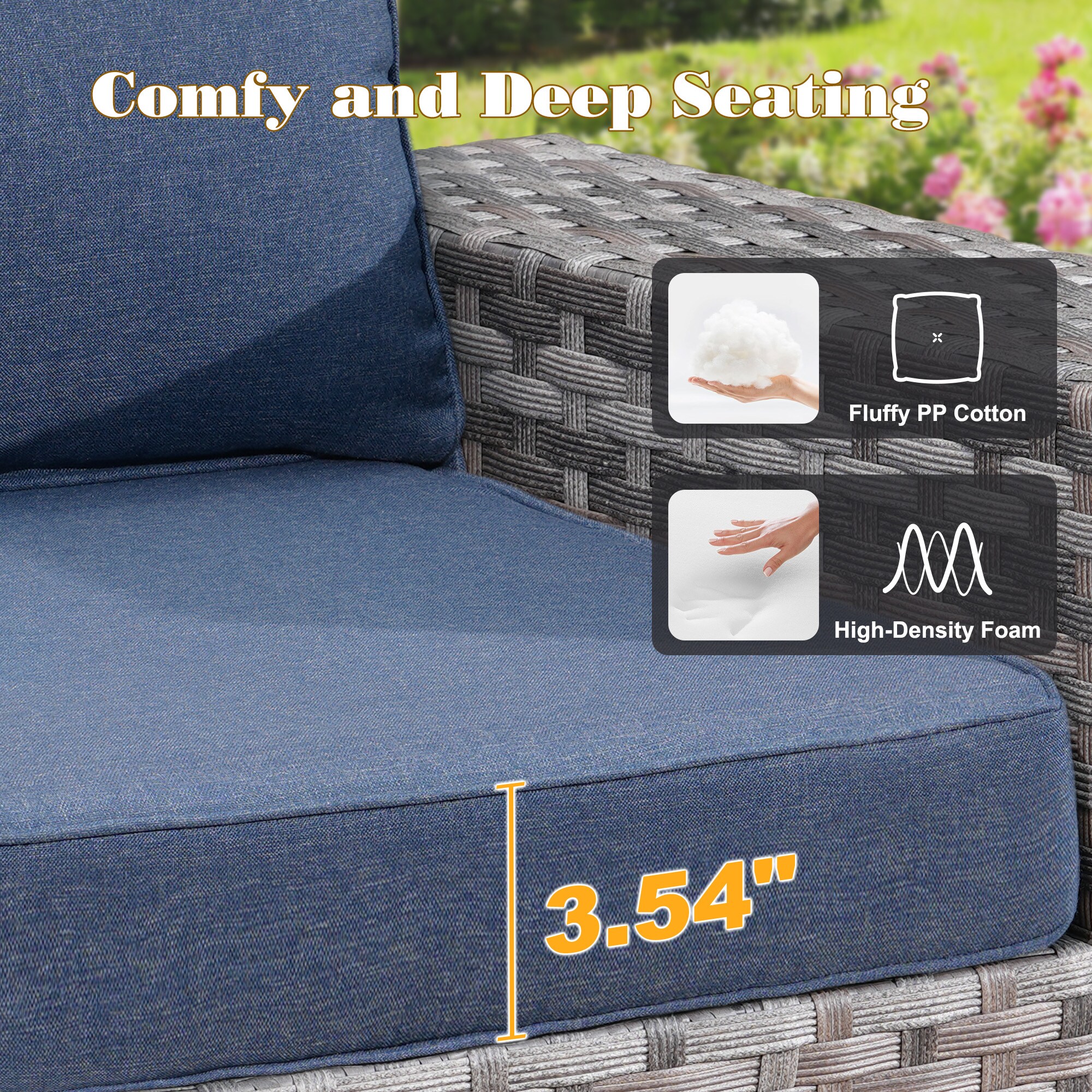 Pouuin SCFPBBR3-9 Patio-Sofas-Daybeds - View #5
