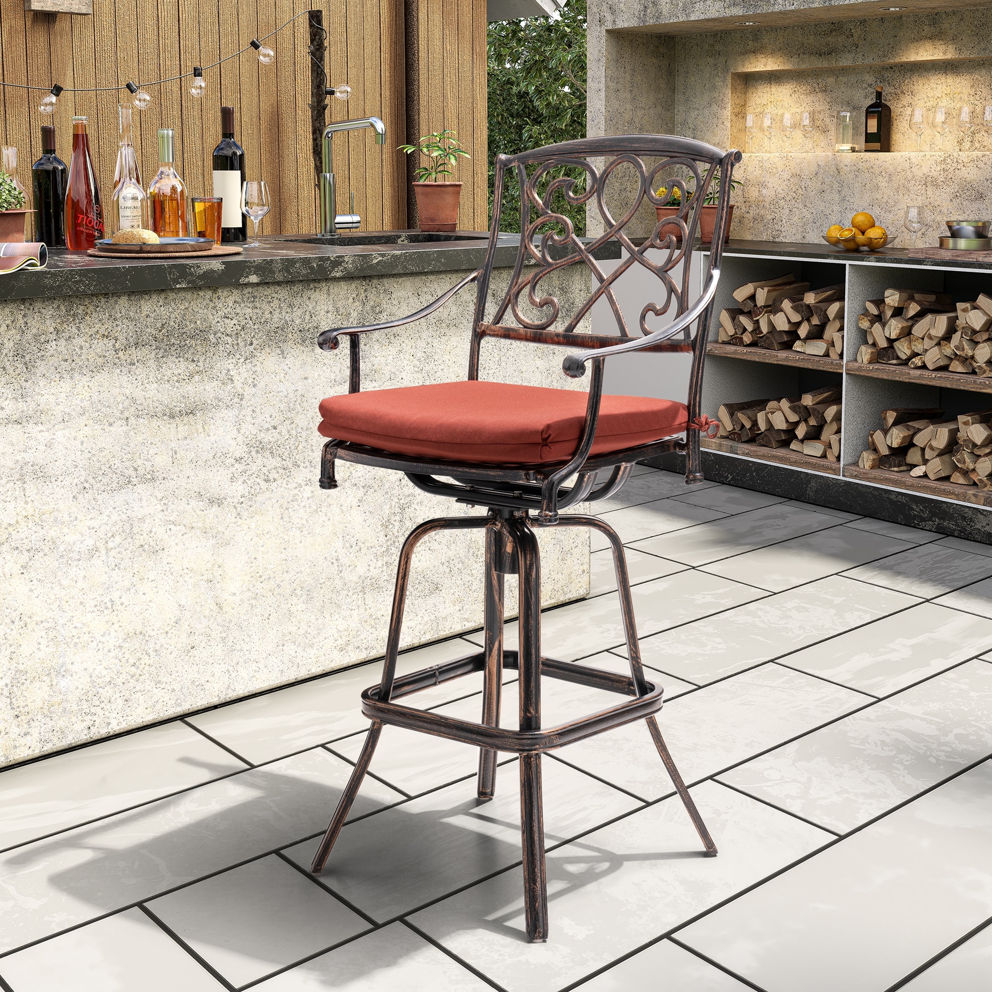 Crestlive Products CL-ST003RED Patio-Chairs - View #8