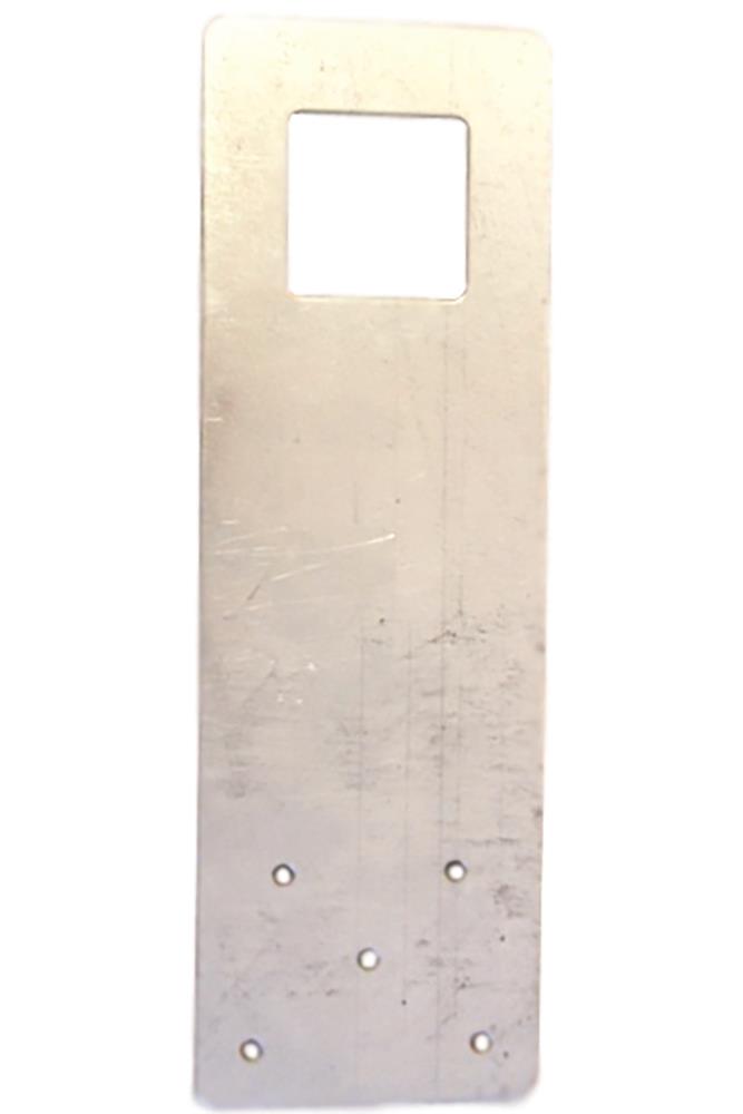 Guardian Fall Protection 61027 Metal Guardrail, Galvanized Steel, Silver, Easy to Install, Reusable, Small Size