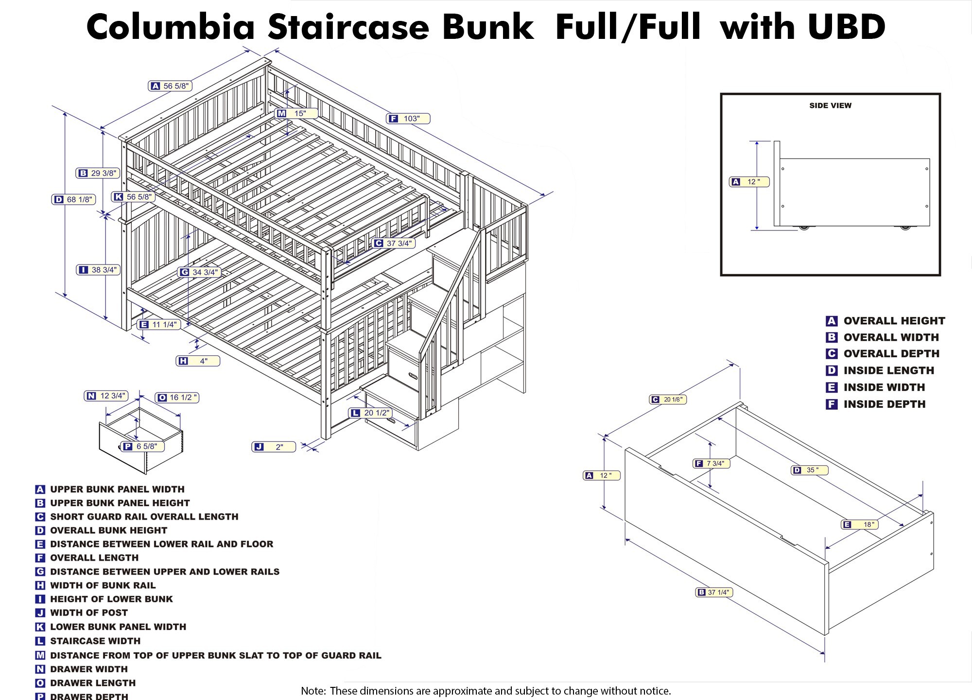 AFI Furnishings AB55842 Bunk-Beds - View #6