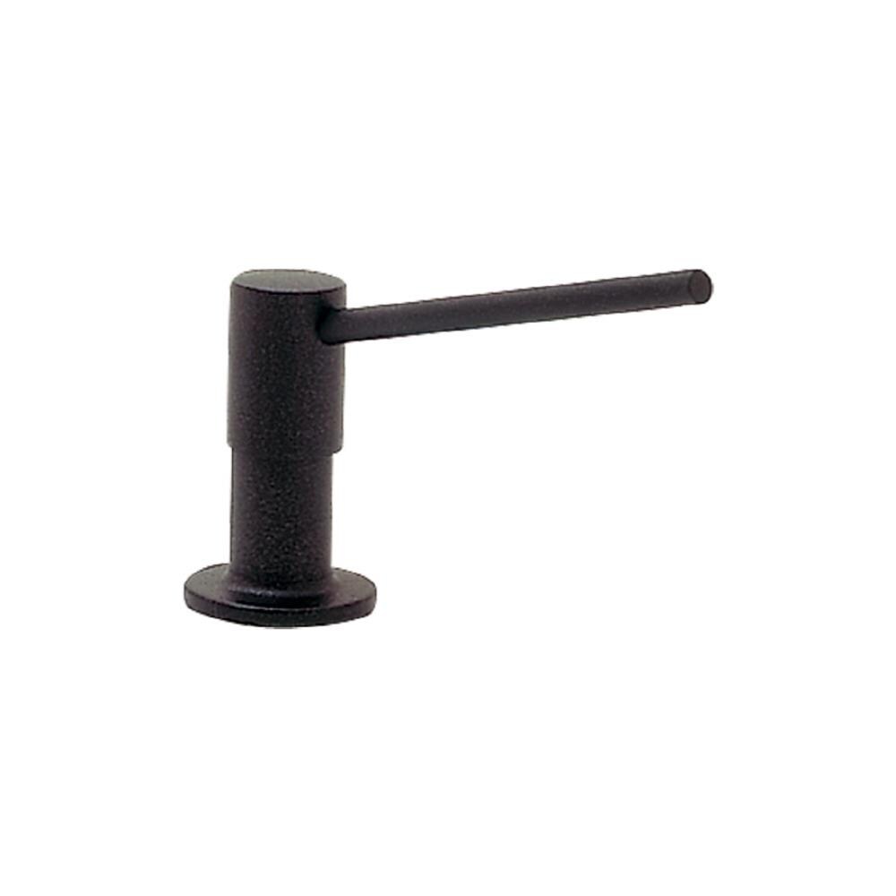 BLANCO 440047 Alta Anthracite 15-oz Capacity Sink-mounted Soap and Lotion Dispenser