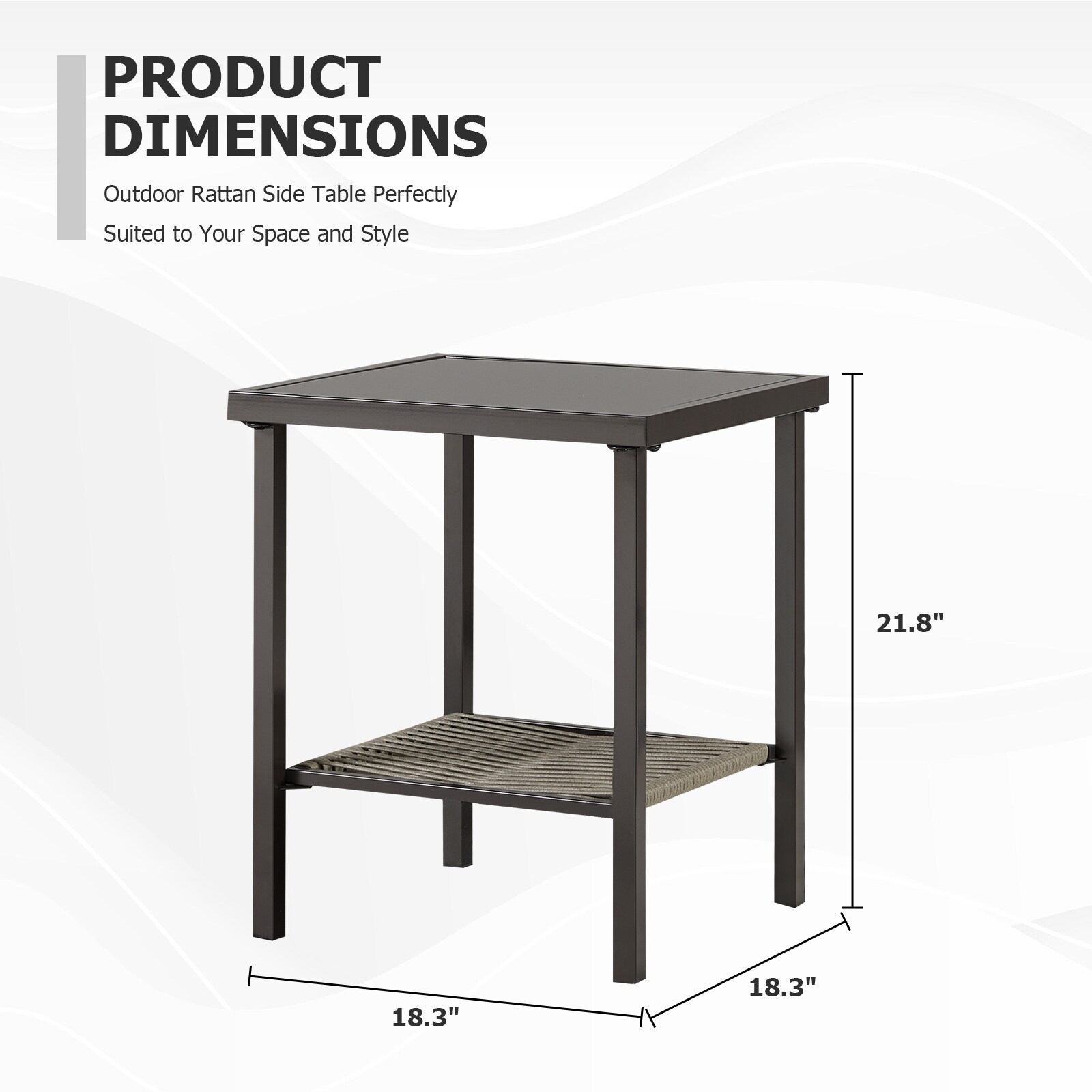 Blisstyle PT108 Patio-Tables - View #3