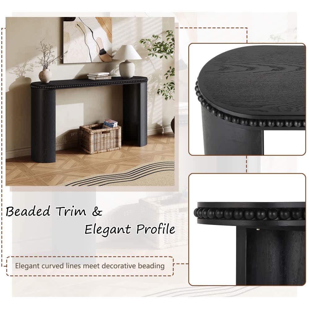 Coolbibila WILLOW-CONSOLE-BLACK Console-Sofa-Tables - View #6