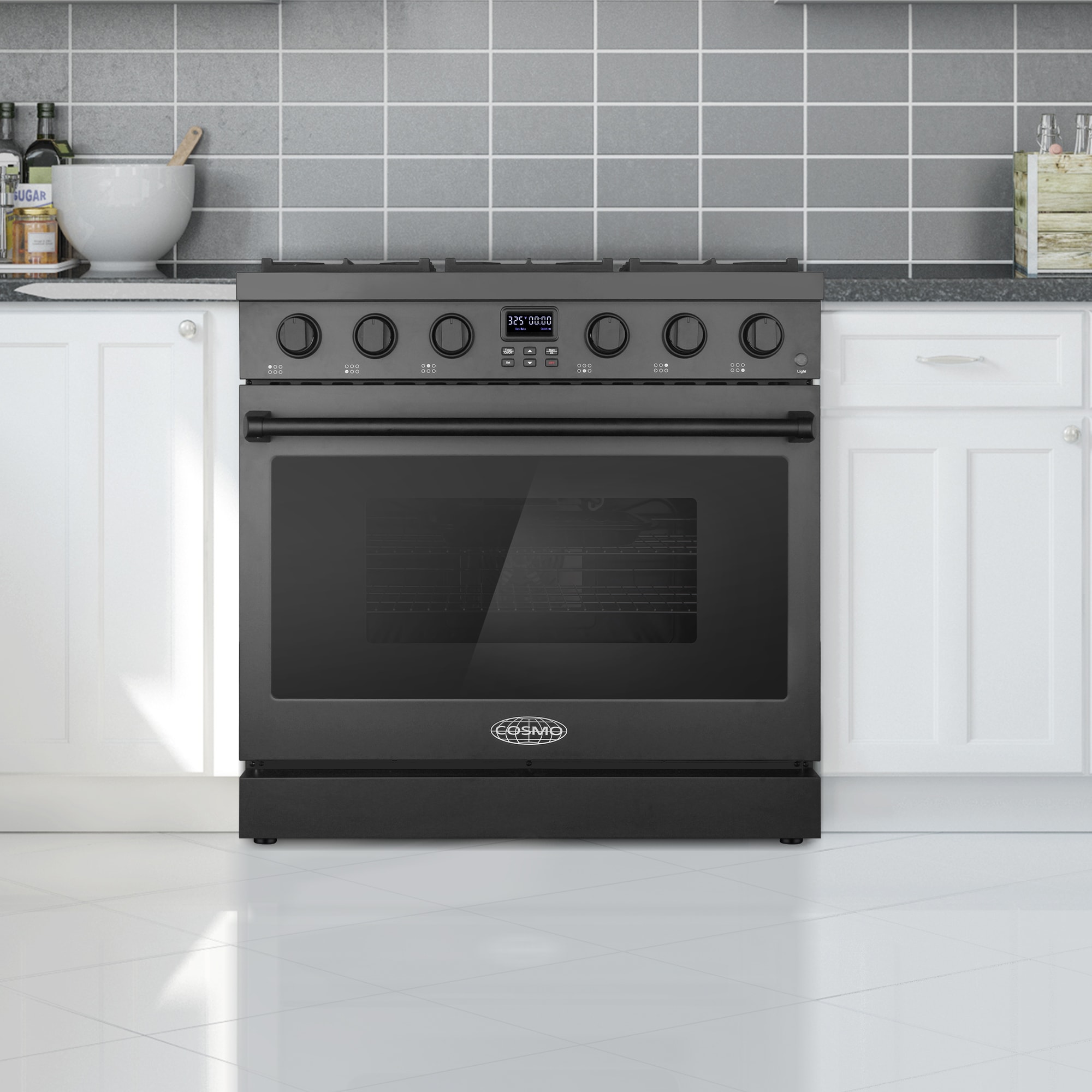 Cosmo COS-GRC366KB-BK Freestanding-Gas-Ranges - View #2