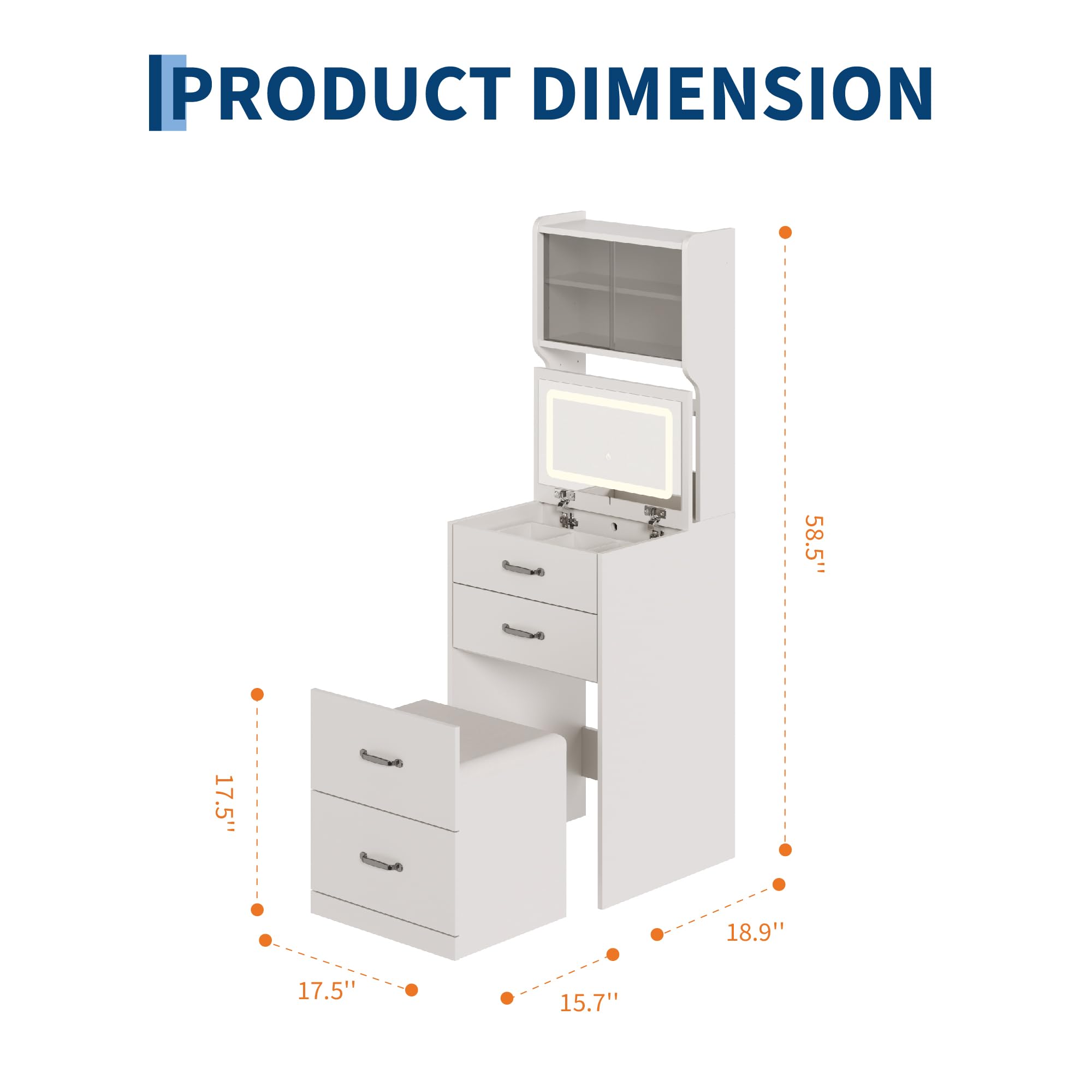 DEXSO ENCOREPHKBA17651 Bath-Vanity-Combo - View #3