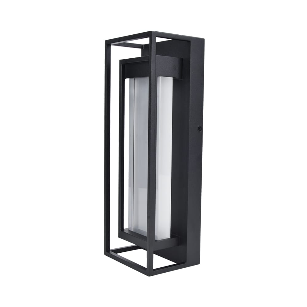 Origin 21 Westerville 13.58-in H Matte Black Integrated LED Outdoor ...