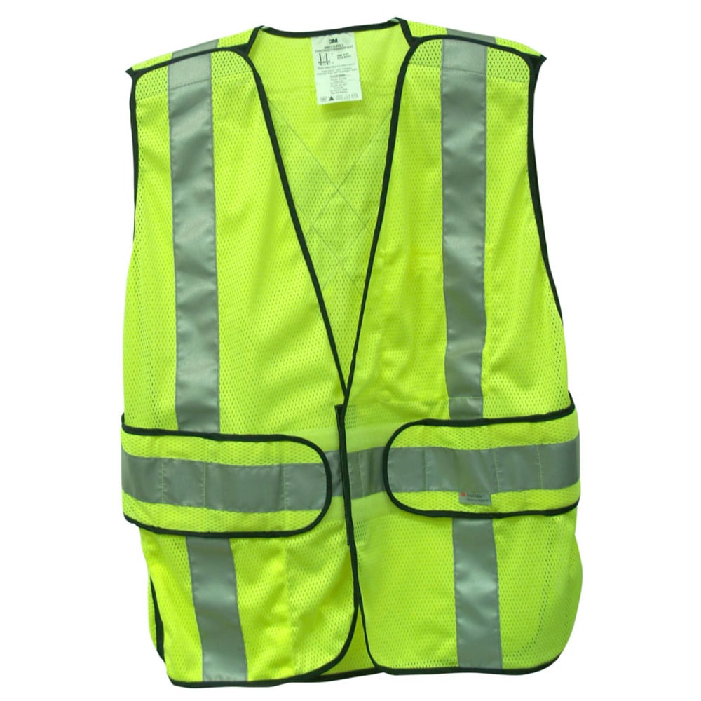 3M 94617-80030 Yellow Polyester High Visibility (Ansi Compliant) Enhanced Visibility (Reflective) (Adjustable)
