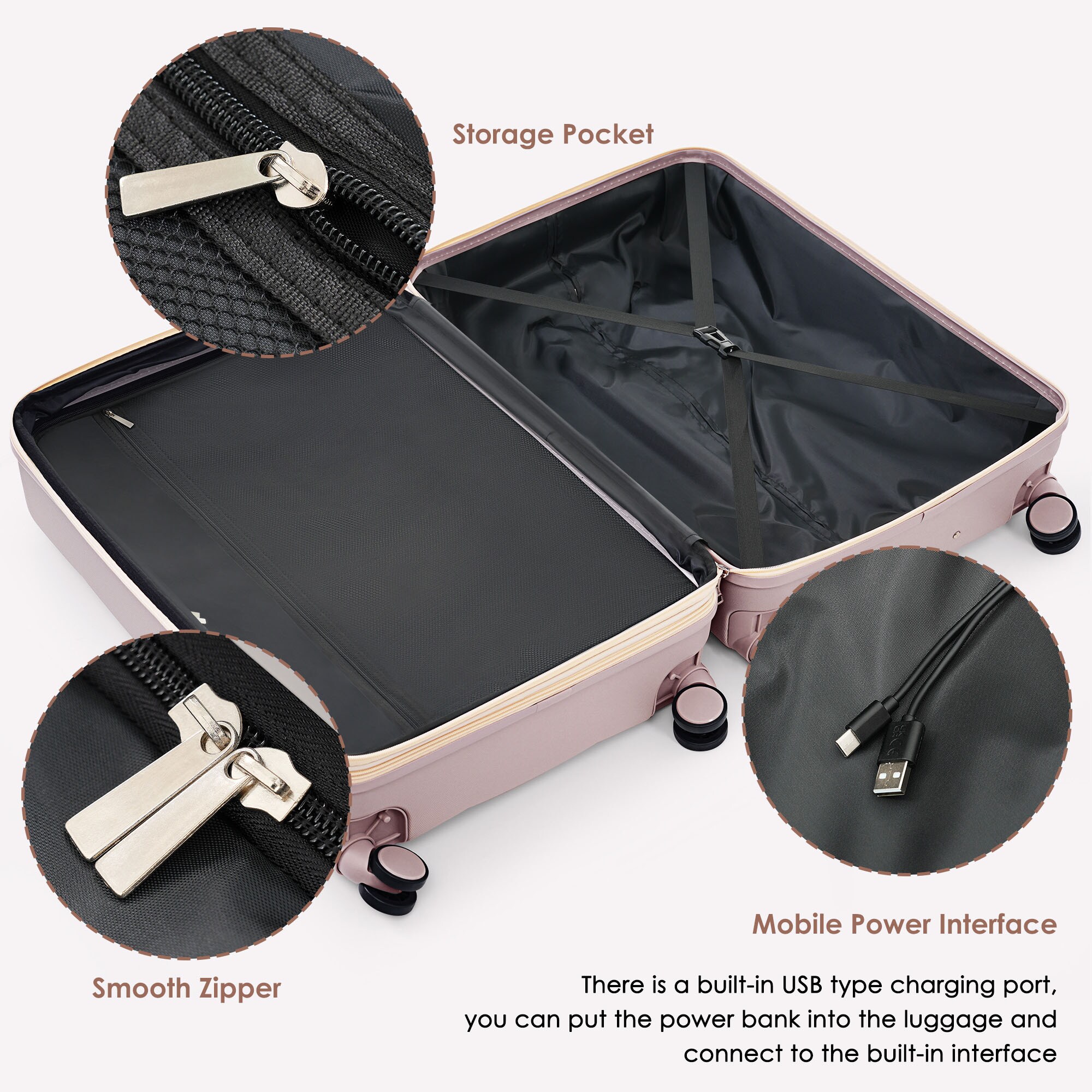 SINOFURN SYD9600005BN Luggage-And-Luggage-Sets - View #3