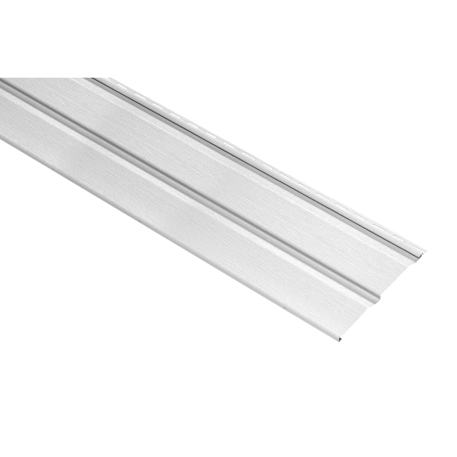 Durabuilt 36405101PC Dutch lap White Vinyl Siding Panel 11.032-Inches x 144.0-Inches