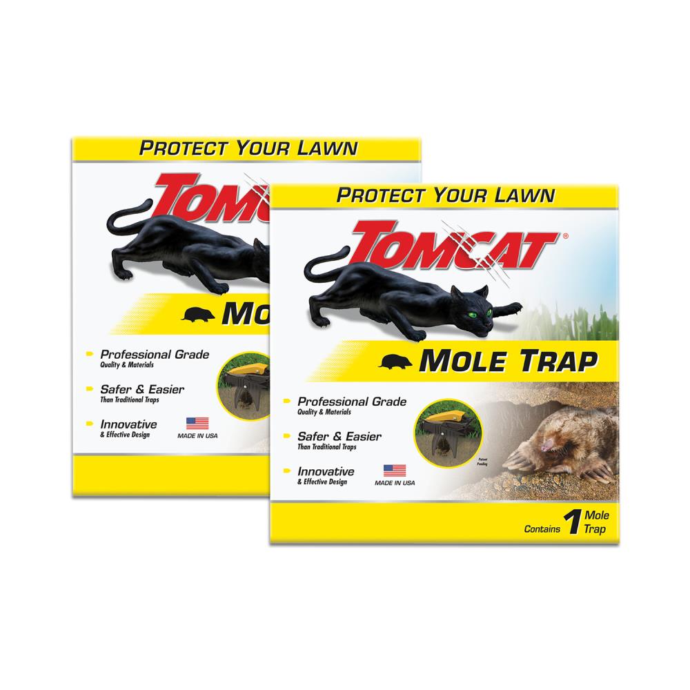 2 Pack Mole Trap, Mole Traps That Kill Best,Mole Killer Easy to Set, Mole  Traps for Lawns,Mole Traps Scissor Metal Gopher Trap Large (Black)