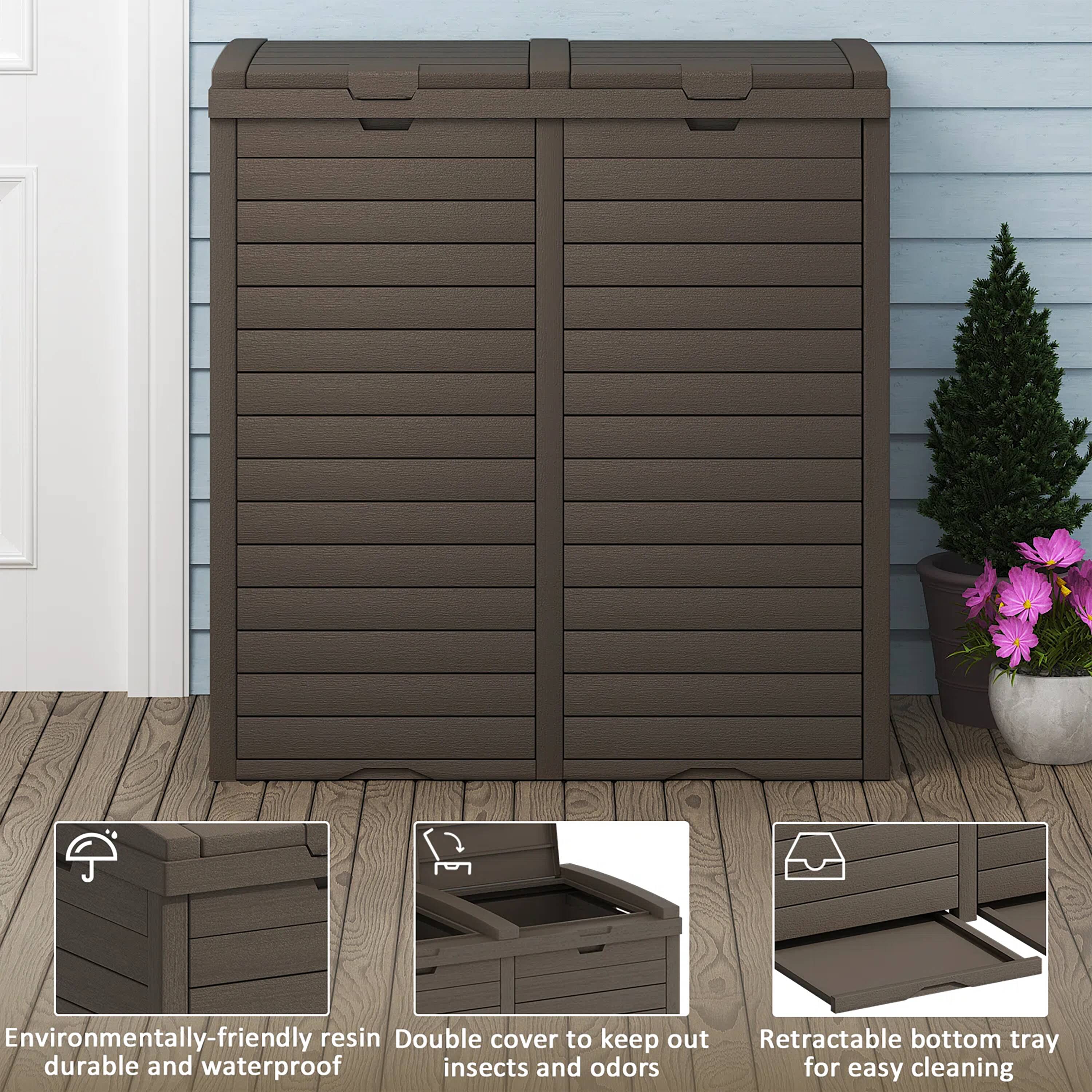 Vineego LS-PSB22-0059-2DGY Deck-Boxes - View #4