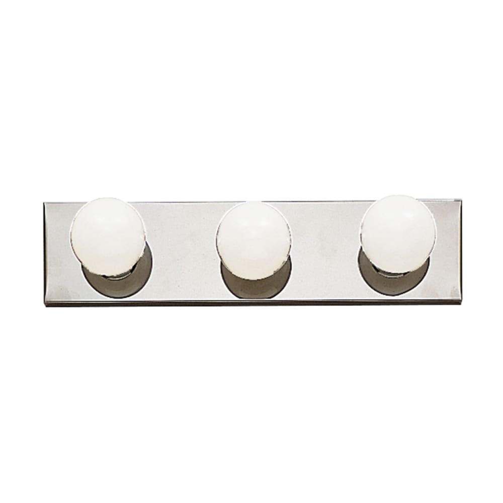 Kichler 623CH New Street 18-in 3 -Light Chrome Modern/contemporary Vanity light