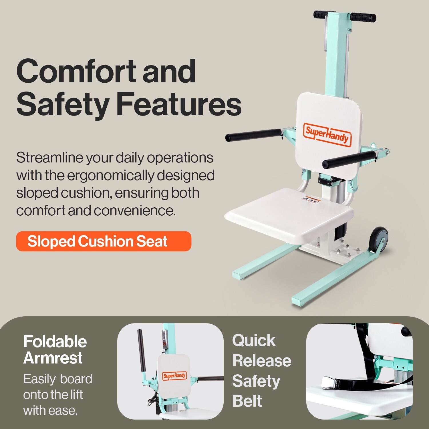 SuperHandy GUT167 Walkers-Wheelchairs-Rollators - View #2