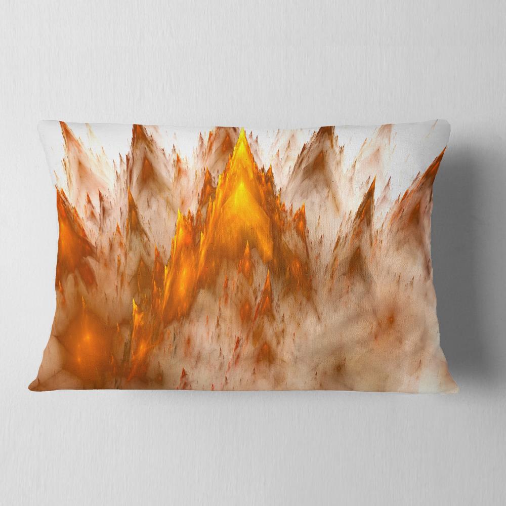 Designart CU16158-12-20 12-in x 20-in Brown Indoor Decorative Pillow