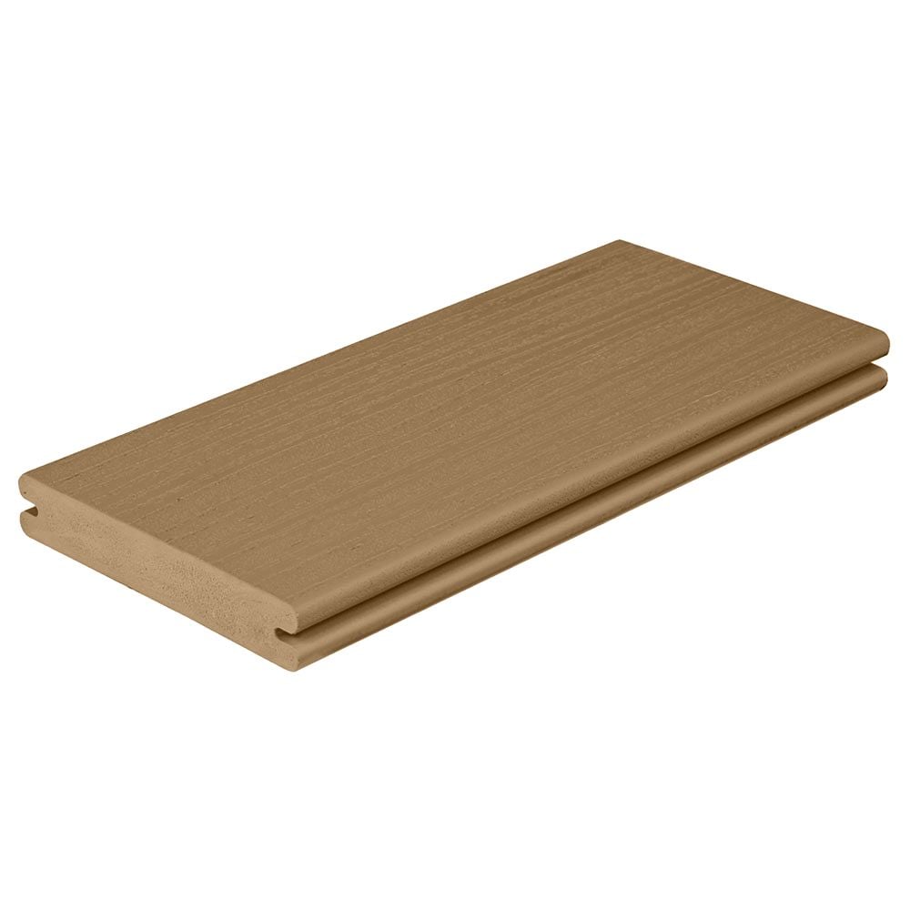 Fiberon 10690 Paramount 1-in x 5-1/2-in x 12-ft Clay (Solid) Grooved PVC Deck board