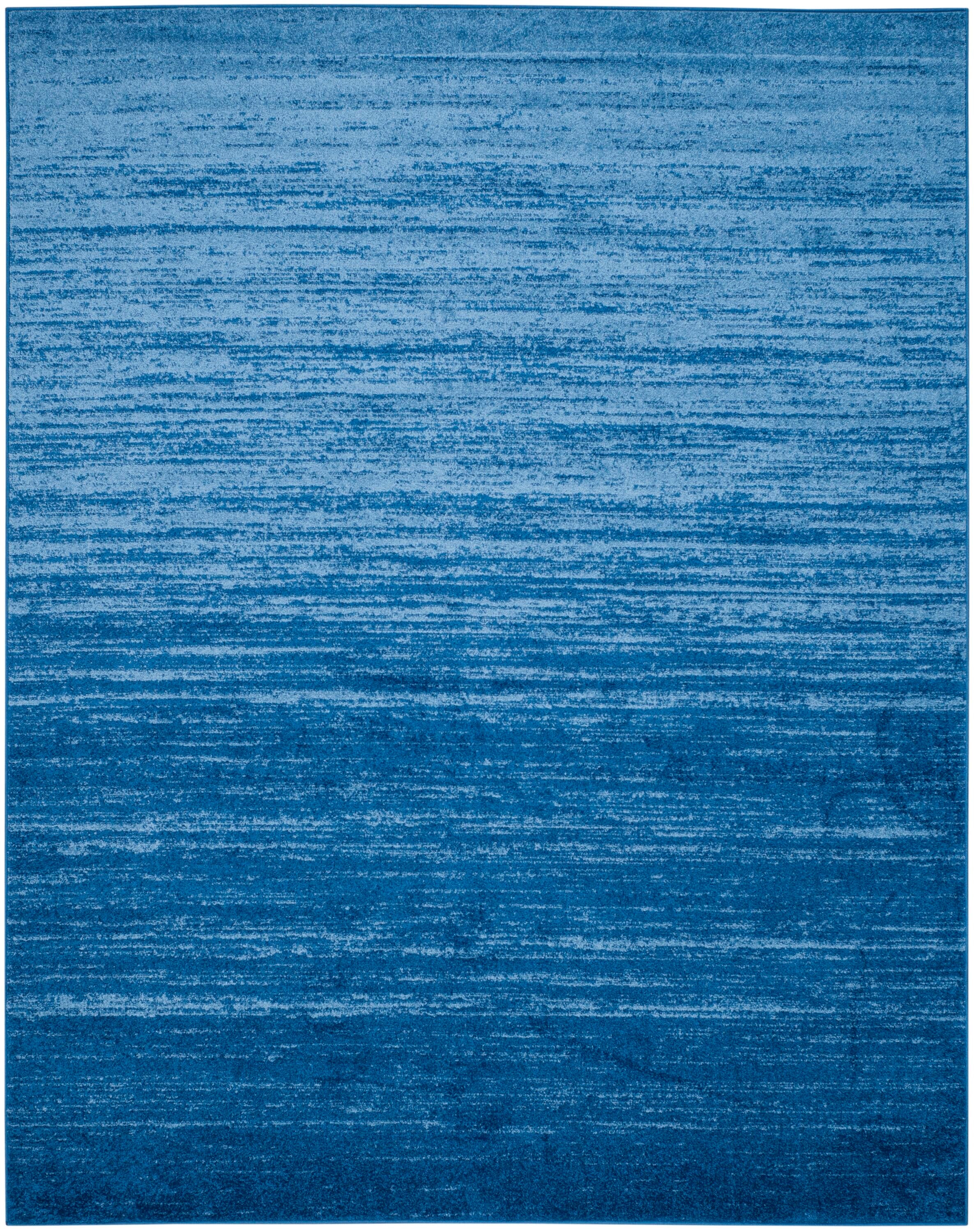 Safavieh ADR113F-6 Adirondack Sasha 6 x 9 (ft) Loomed Polypropylene Light Blue/Dark Blue Rectangular Indoor Ombre Industrial Area rug