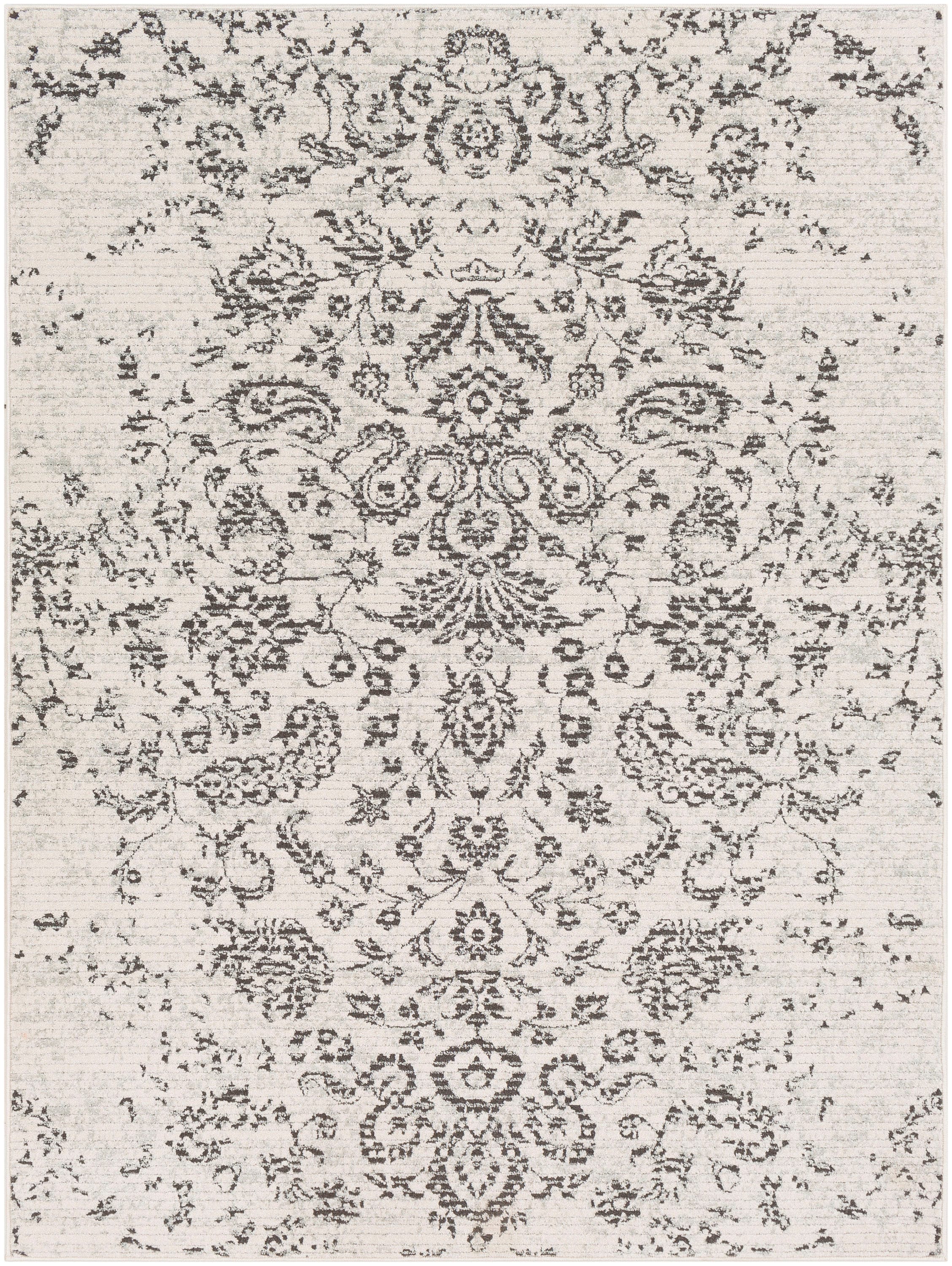 Surya BHR2306-710103 Bahar 8 X 10 (ft) Beige Indoor Medallion Oriental Area Rug