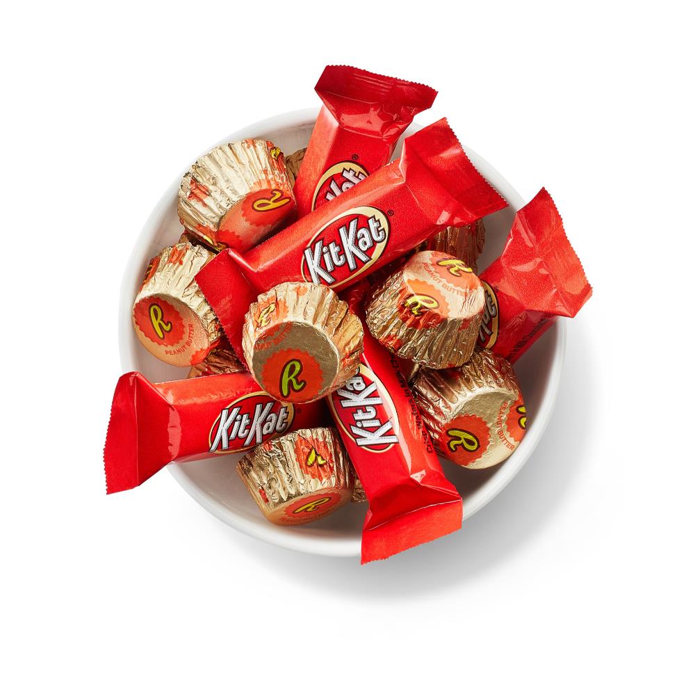 5+ LBS BIG CHOCOLATE Candy bag 150 bars Hershey's Nestle Reeses  M&M's Kit Kat
