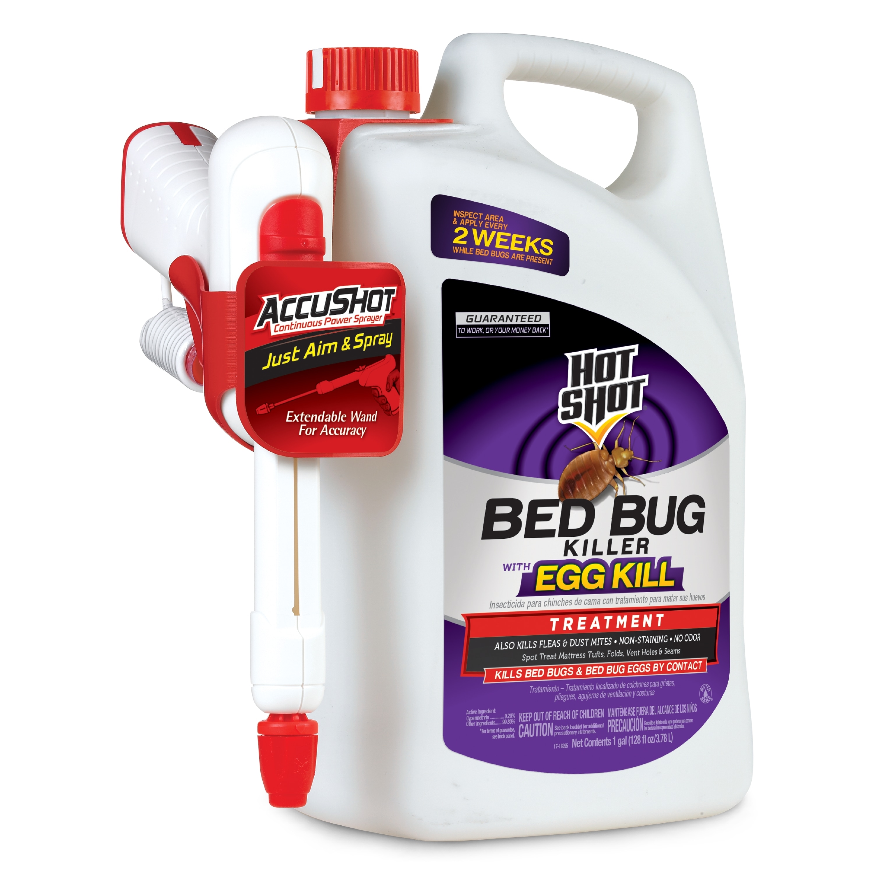 Hot Shot Kills Eggs by Contact 1-Gallon Bed Bug Killer Trigger Spray in the  Pesticides department at