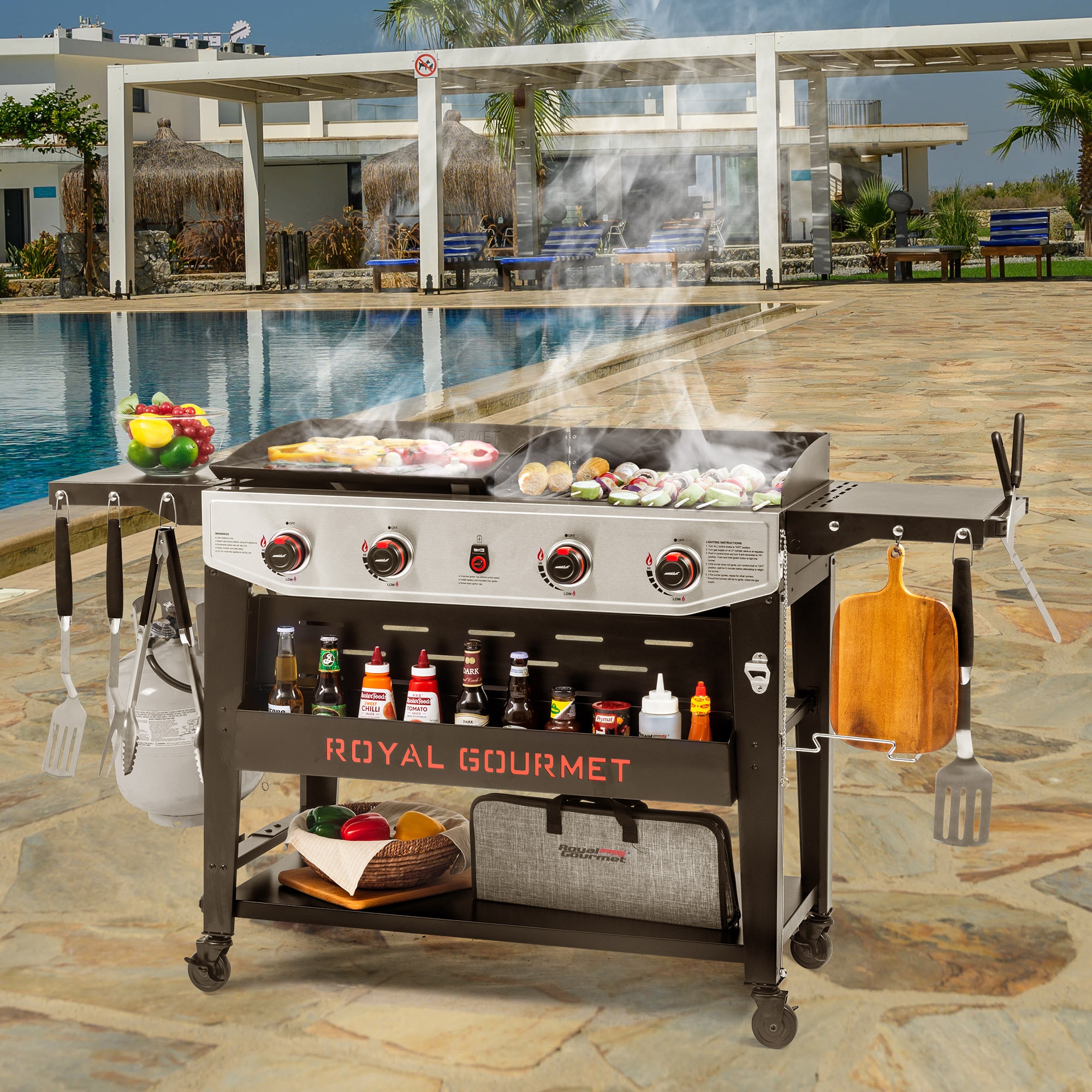 Royal Gourmet GD405B Gas-Grill - View #3