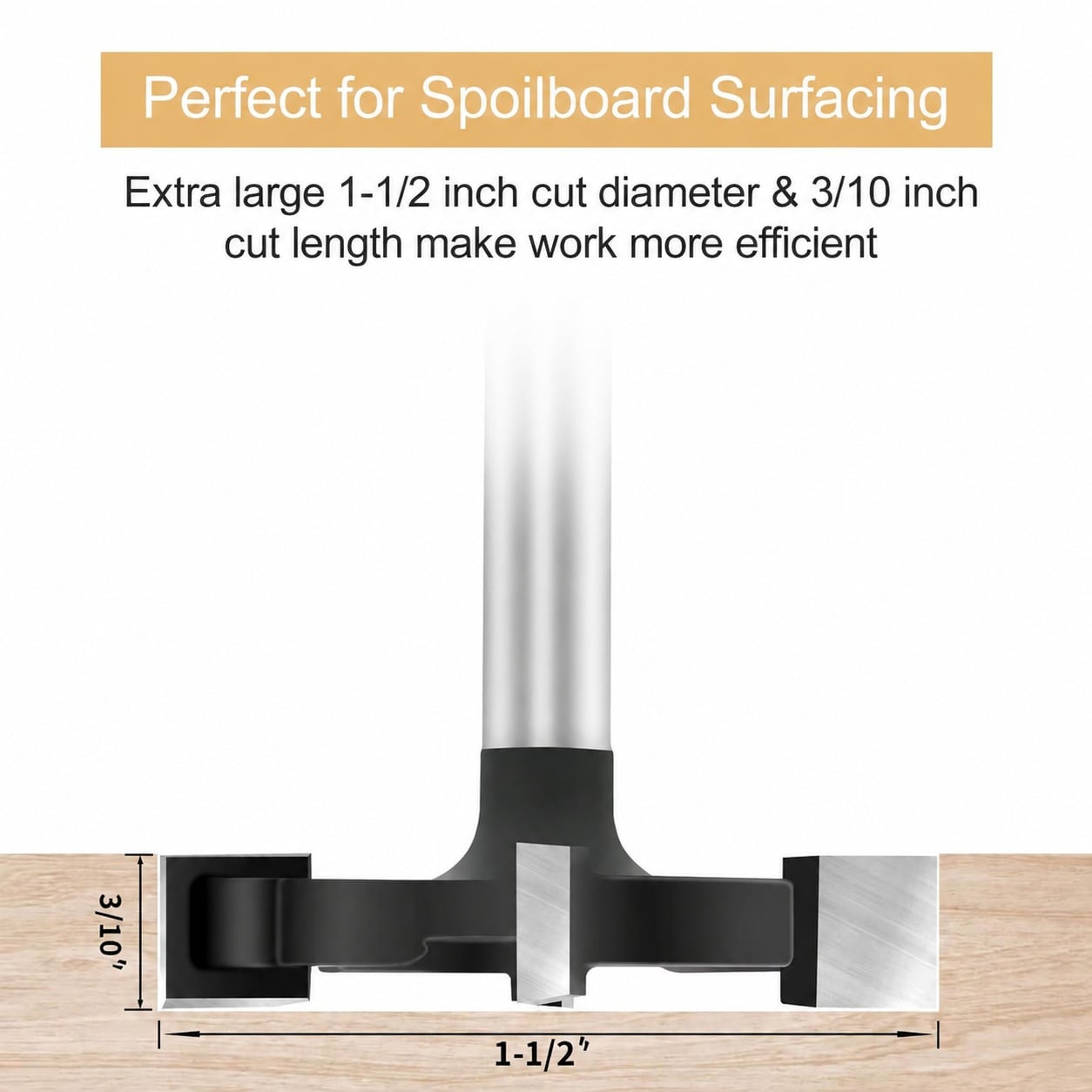 SenQWFa LDC0810Q284 Cabinetry-Joinery-Router-Bits - View #3