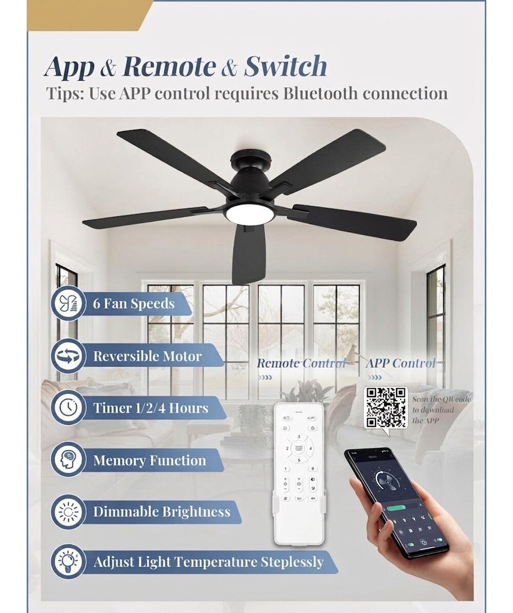 Oyezvary LOZ1427E93 Ceiling-Fans - View #2