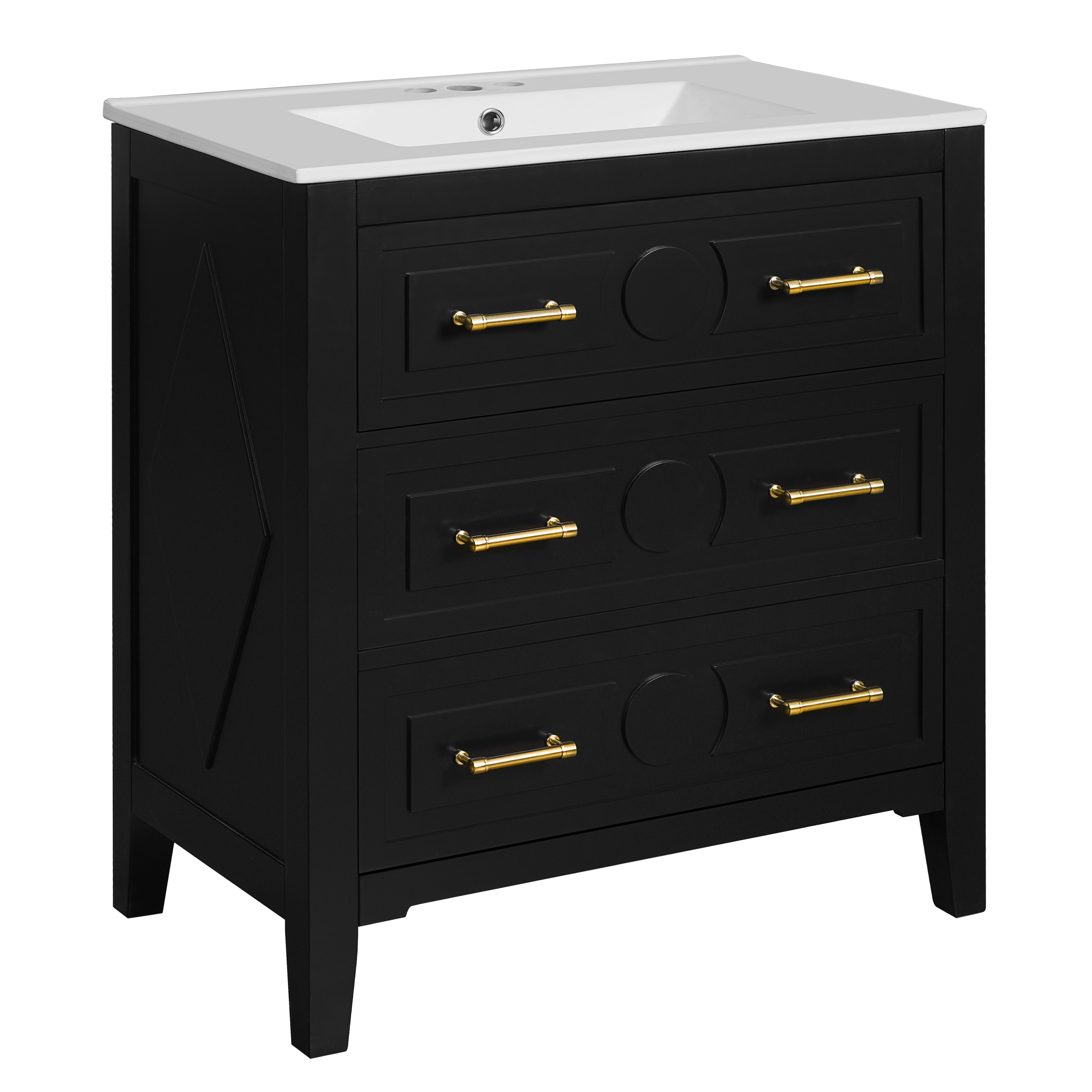Iseryn YSG209BP246 Bath-Vanity-Combo - View #12