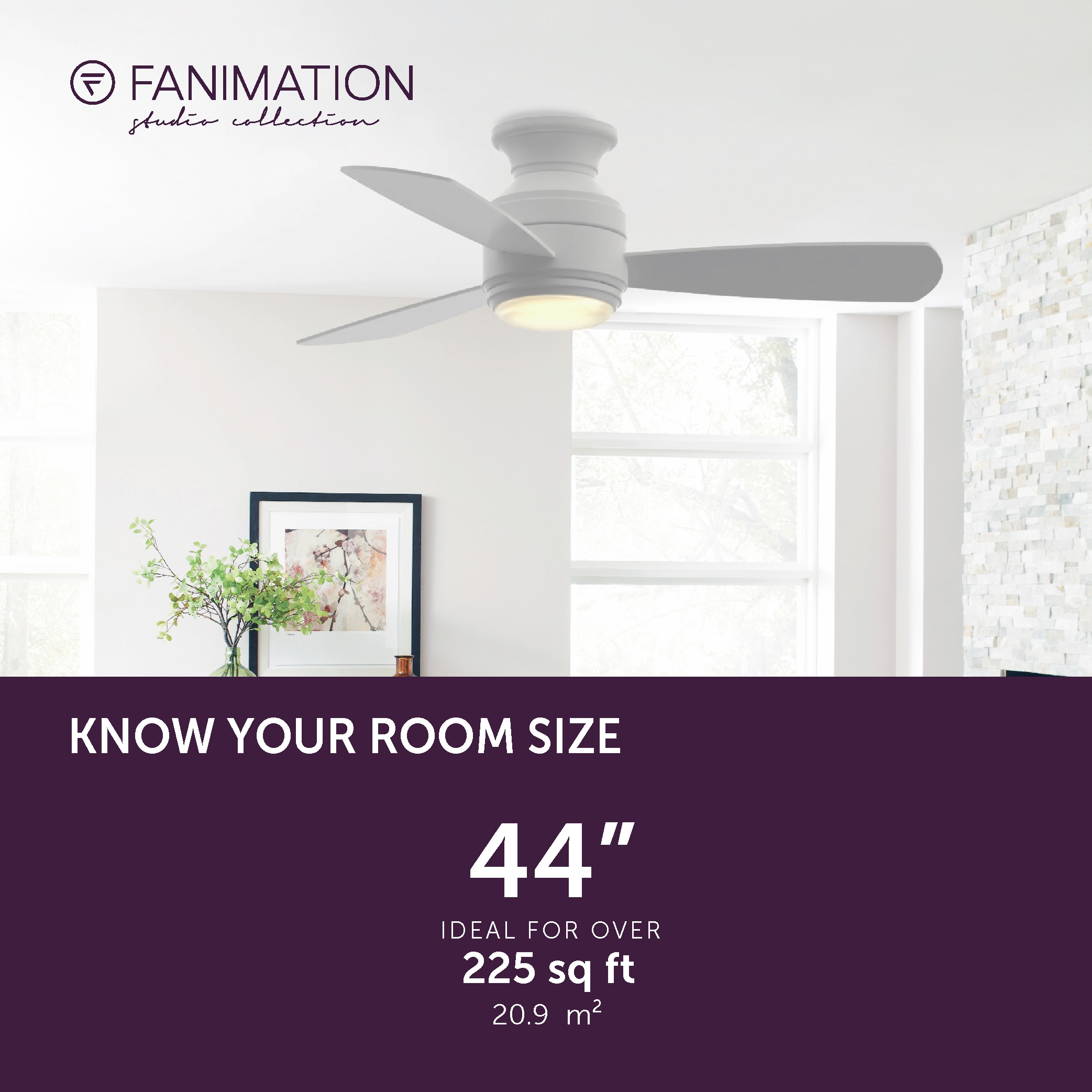 Fanimation Studio Collection LP8347BLMW Ceiling-Fans - View #12