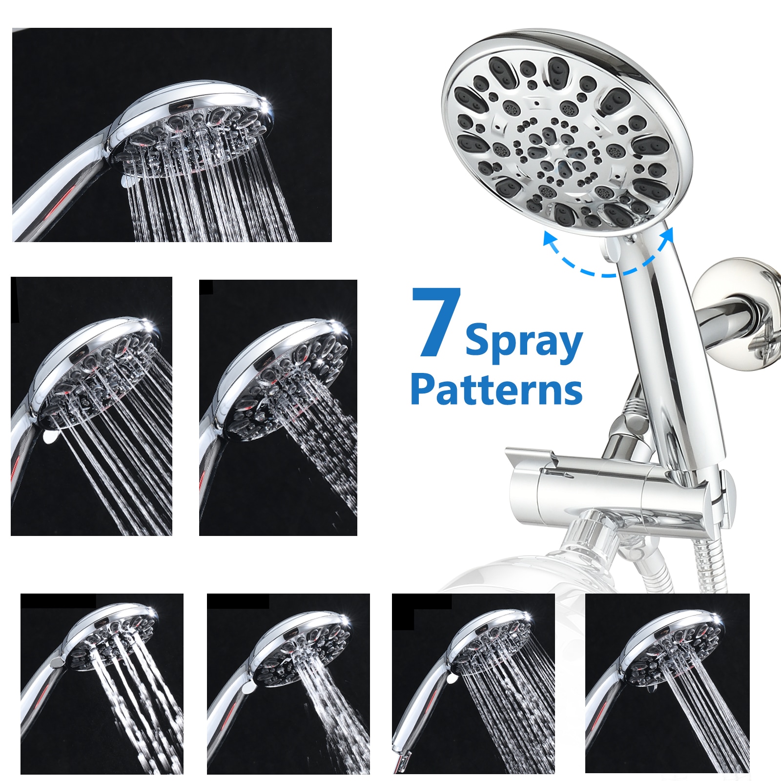 GRANDJOY SGF10GJ-59-BL10 Showerhead-Bar-Panels - View #3