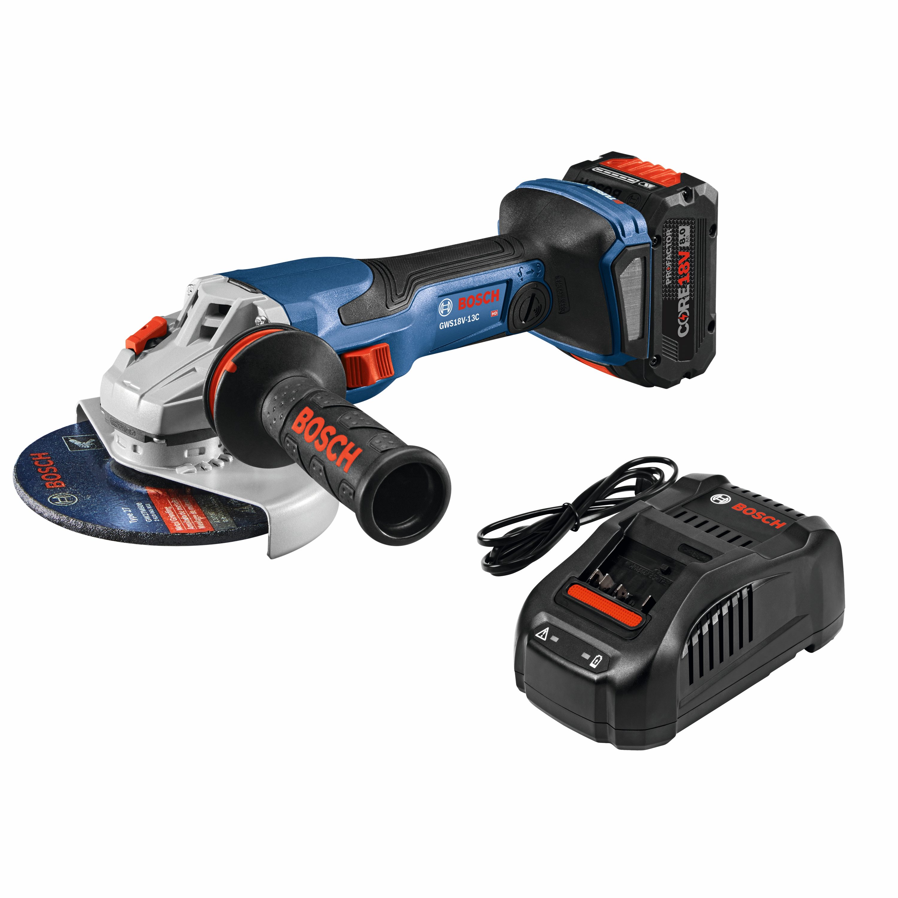 Bosch 6-in 18-volt 8 Amps Sliding Switch Brushless Cordless Angle