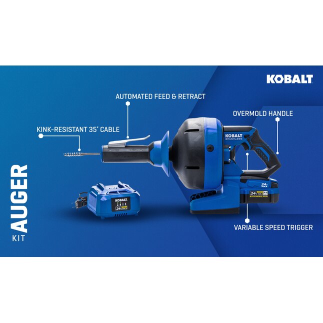 Kobalt 5 16 in Dia X 35 ft L Galvanized Wire Machine Auger In The kobalt-5-16-in-dia-x-35-ft-l-galvanized-wire-machine-auger-in-the