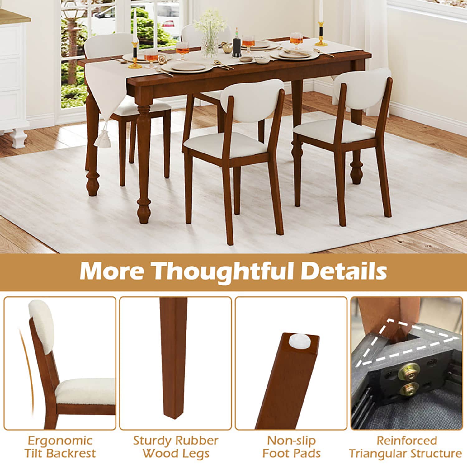 GZMR GZ-W1143C32 Dining-Chairs - View #2
